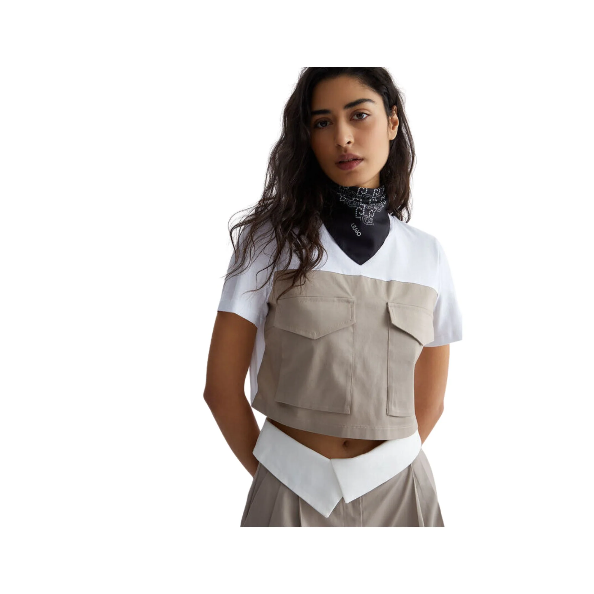 T-shirt Donna con maxi tasche - Image 2