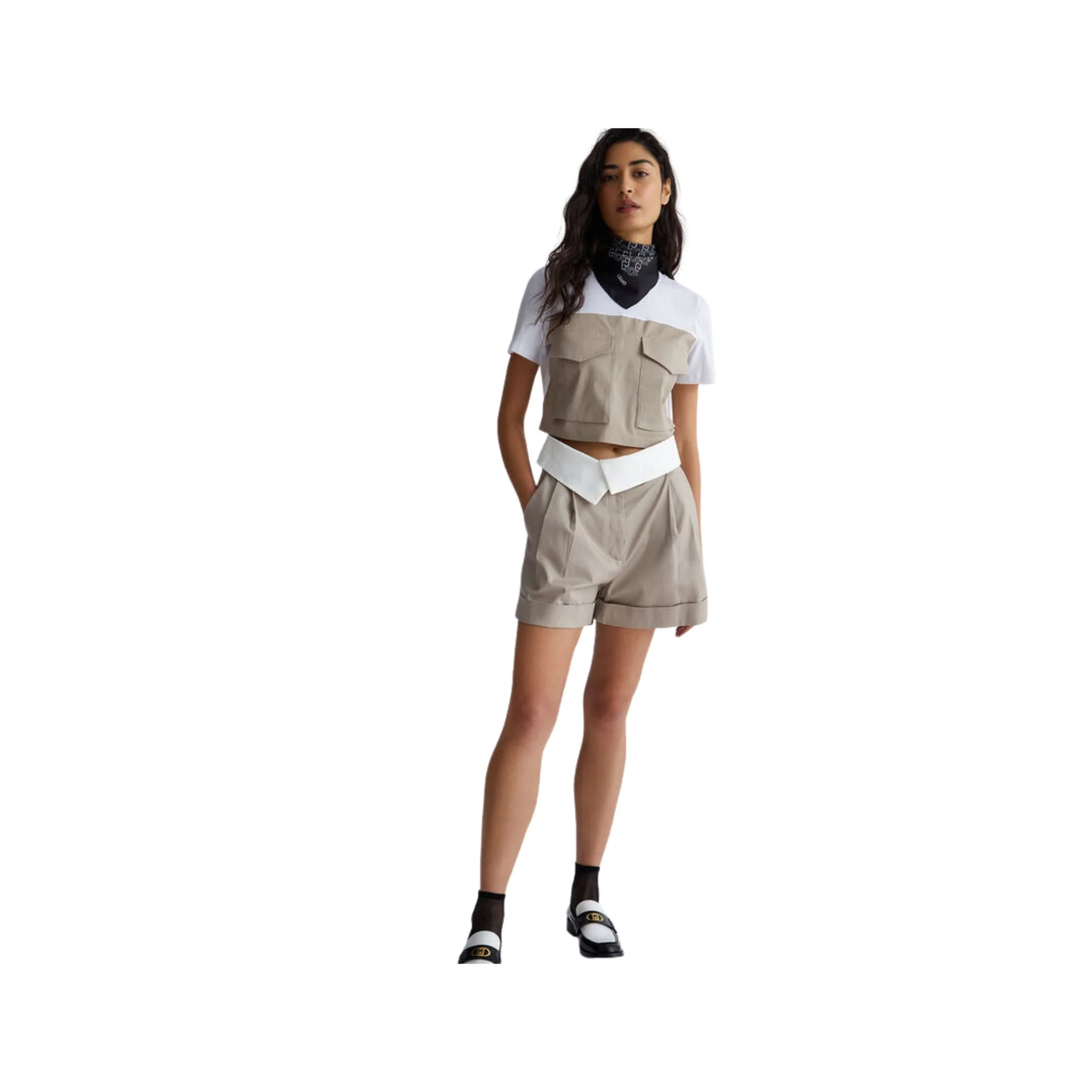 T-shirt Donna con maxi tasche - Image 5