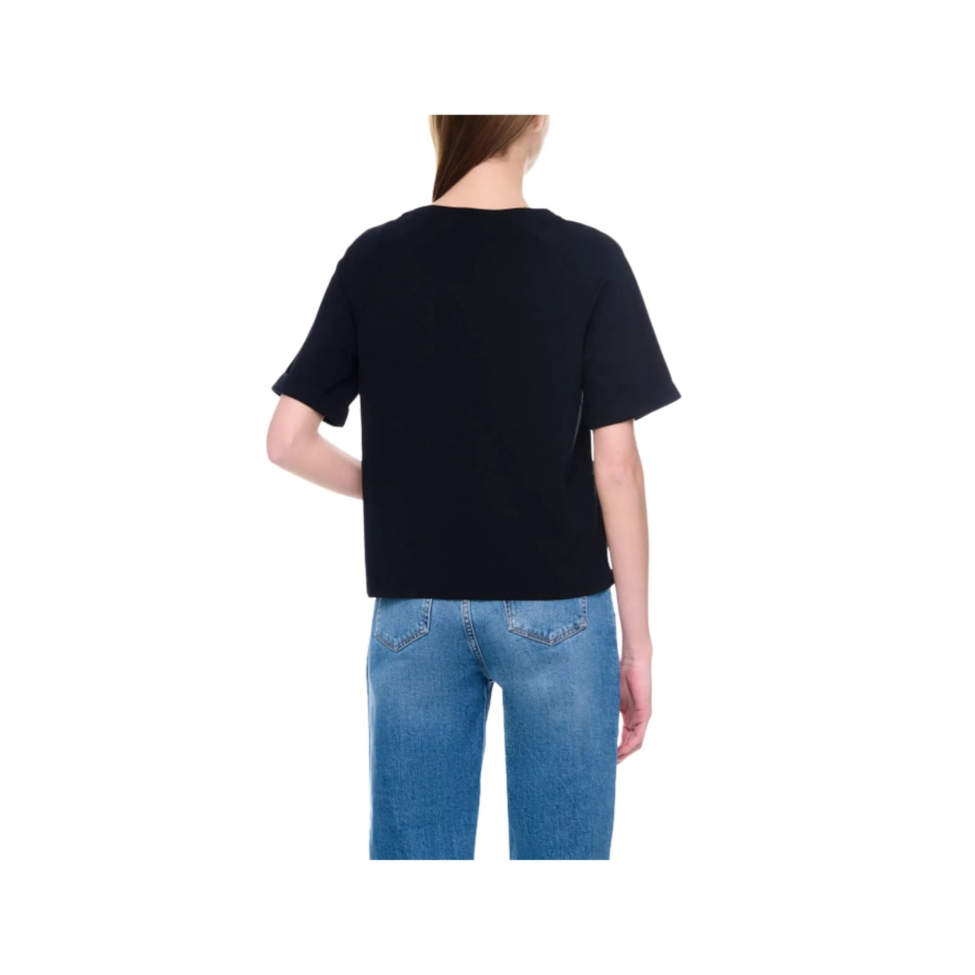 T-shirt Donna in cotone con spacco - Image 10