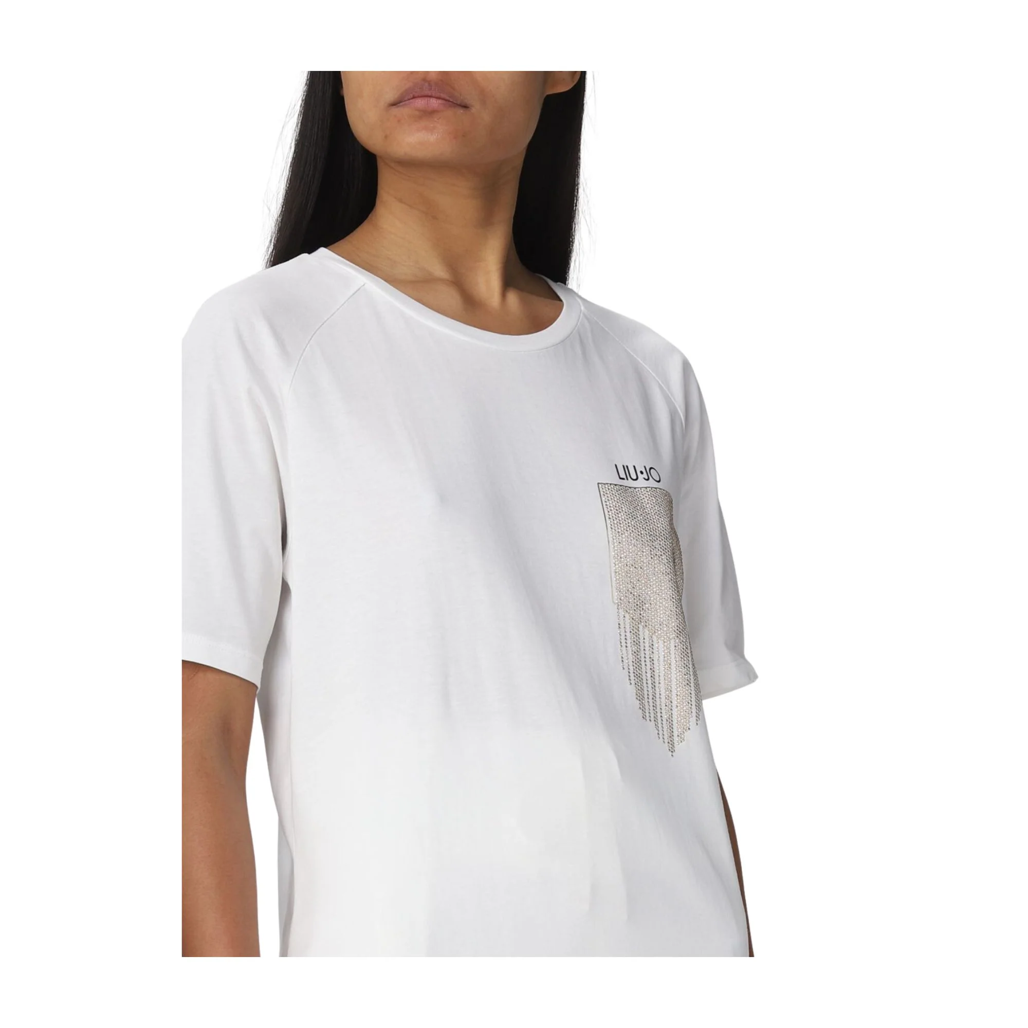 T-shirt donna ecosostenibile con strass - Image 9