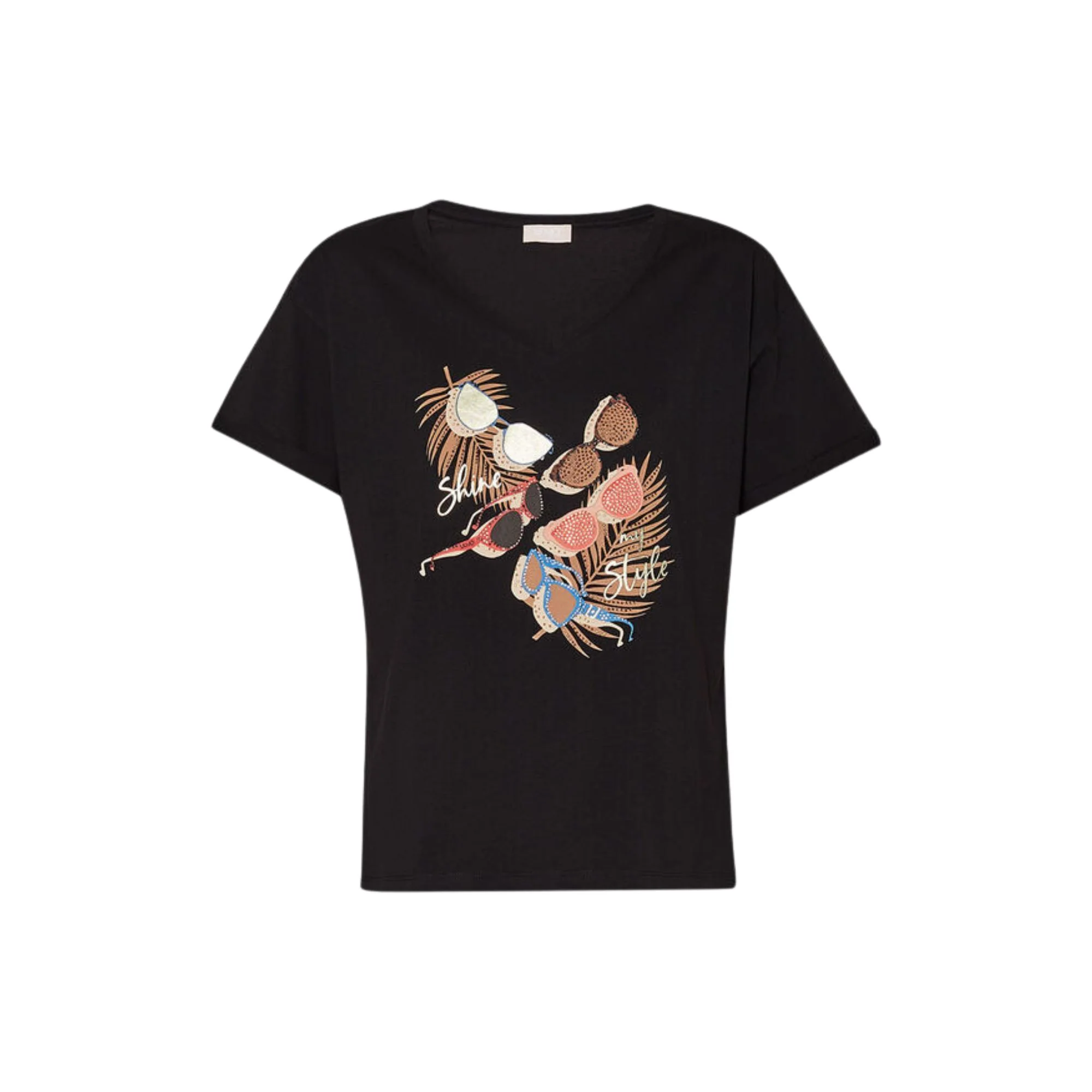 T-shirt donna con stampa lips - Image 4