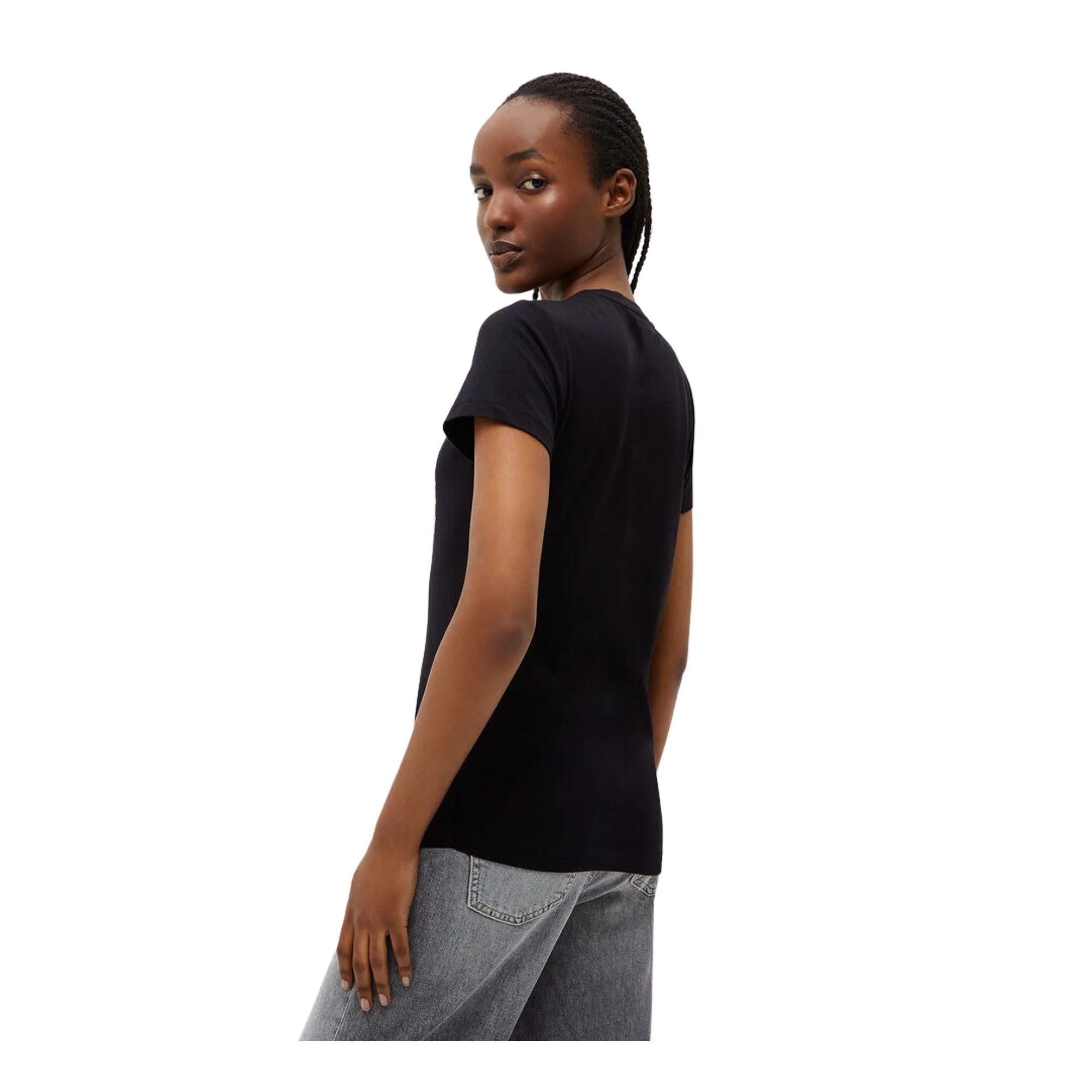 T-shirt Donna con strass e logo - Image 6