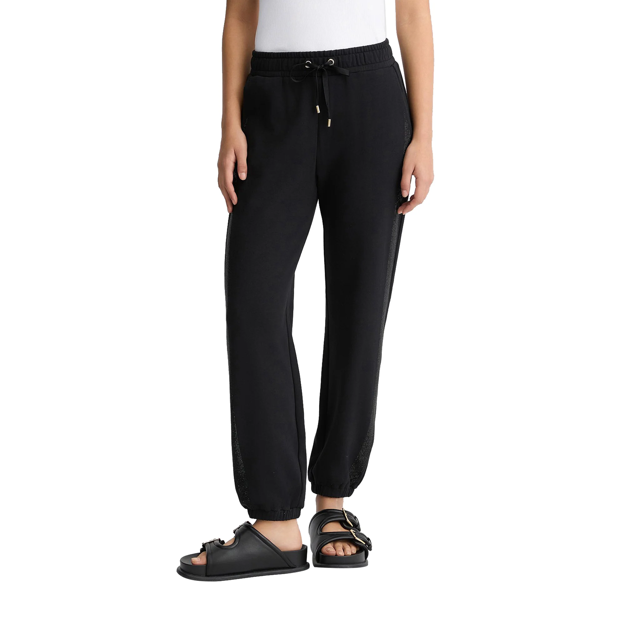 Pantaloni Donna in felpa Nero - Image 2