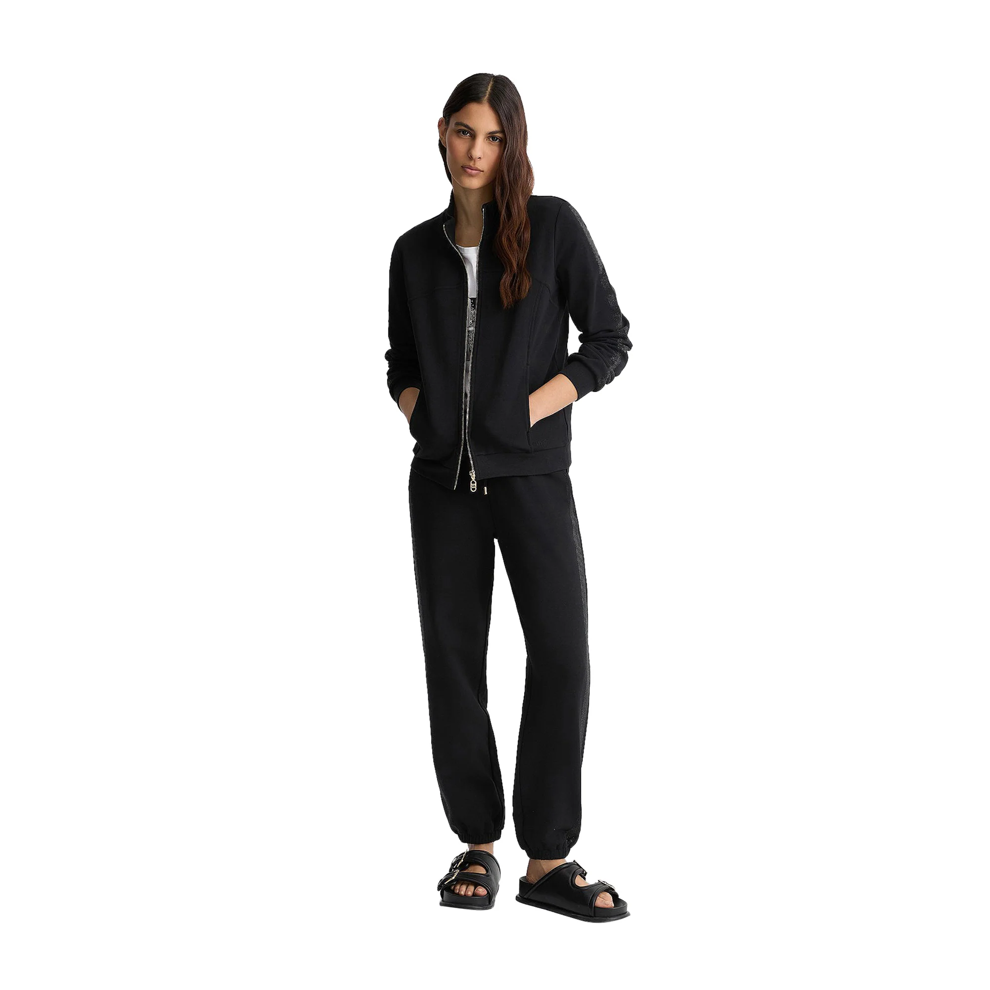 Pantaloni Donna in felpa Nero - Image 5