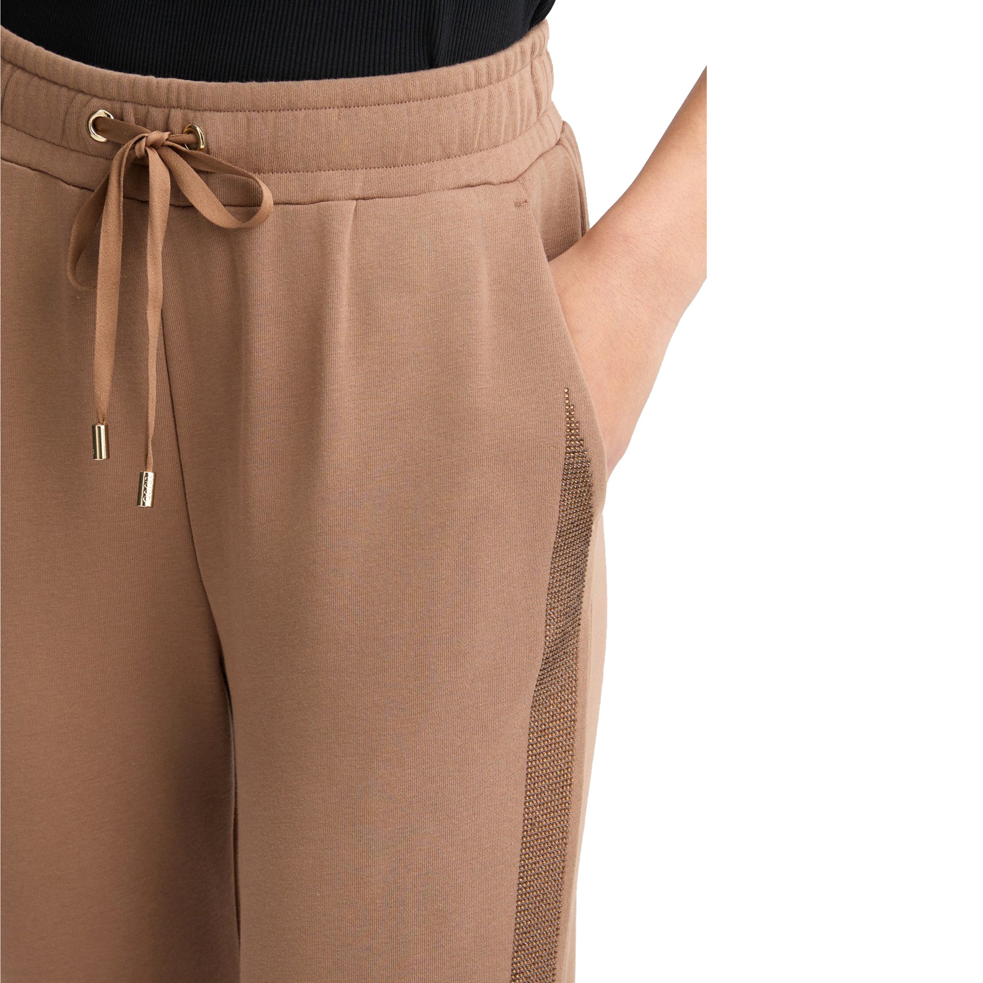 Pantaloni Donna in felpa Marrone - Image 4