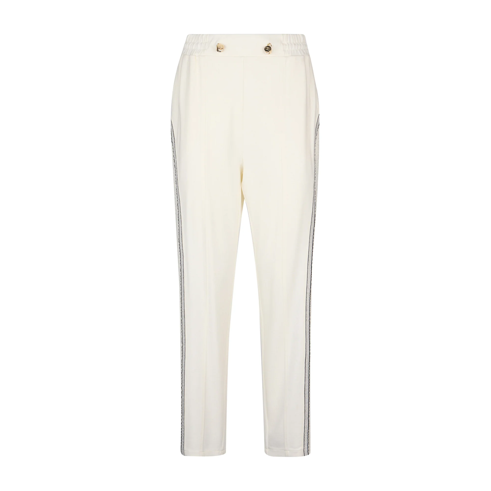 Pantaloni Donna jogging in jersey Bianco