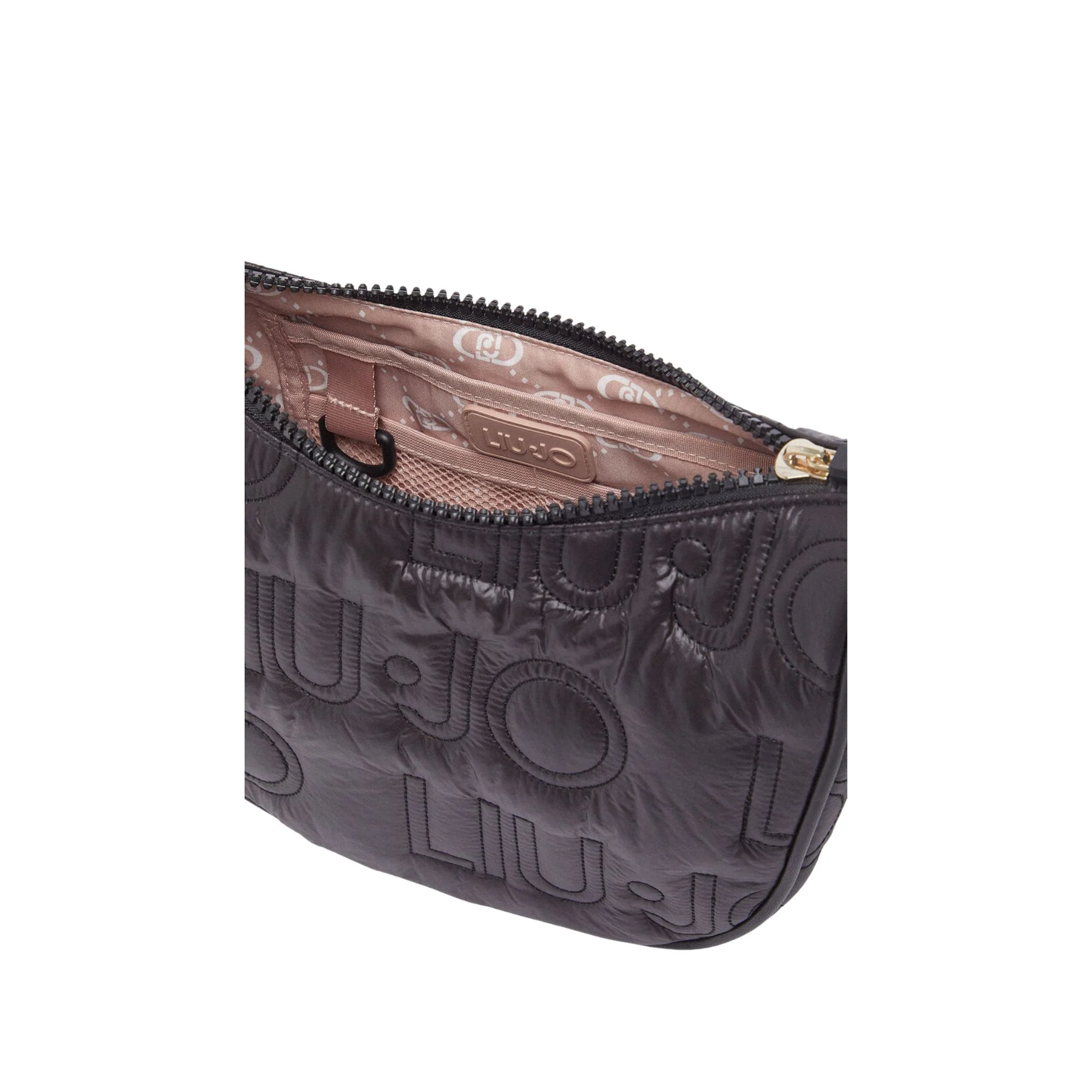 Borsa media Donna in nylon opaco nero - Image 3