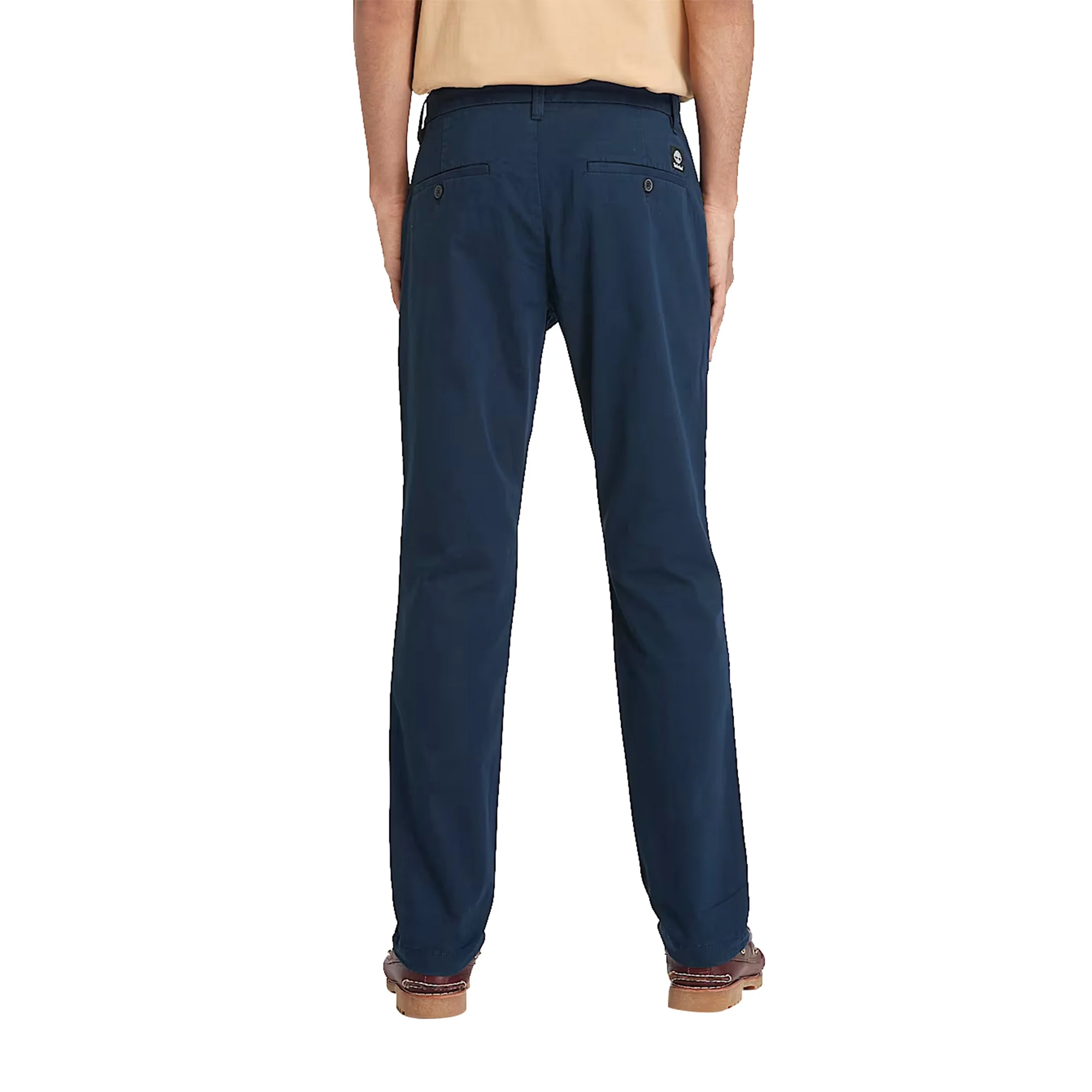 Pantaloni Chino Uomo Claremont in Twill Blu - Image 3