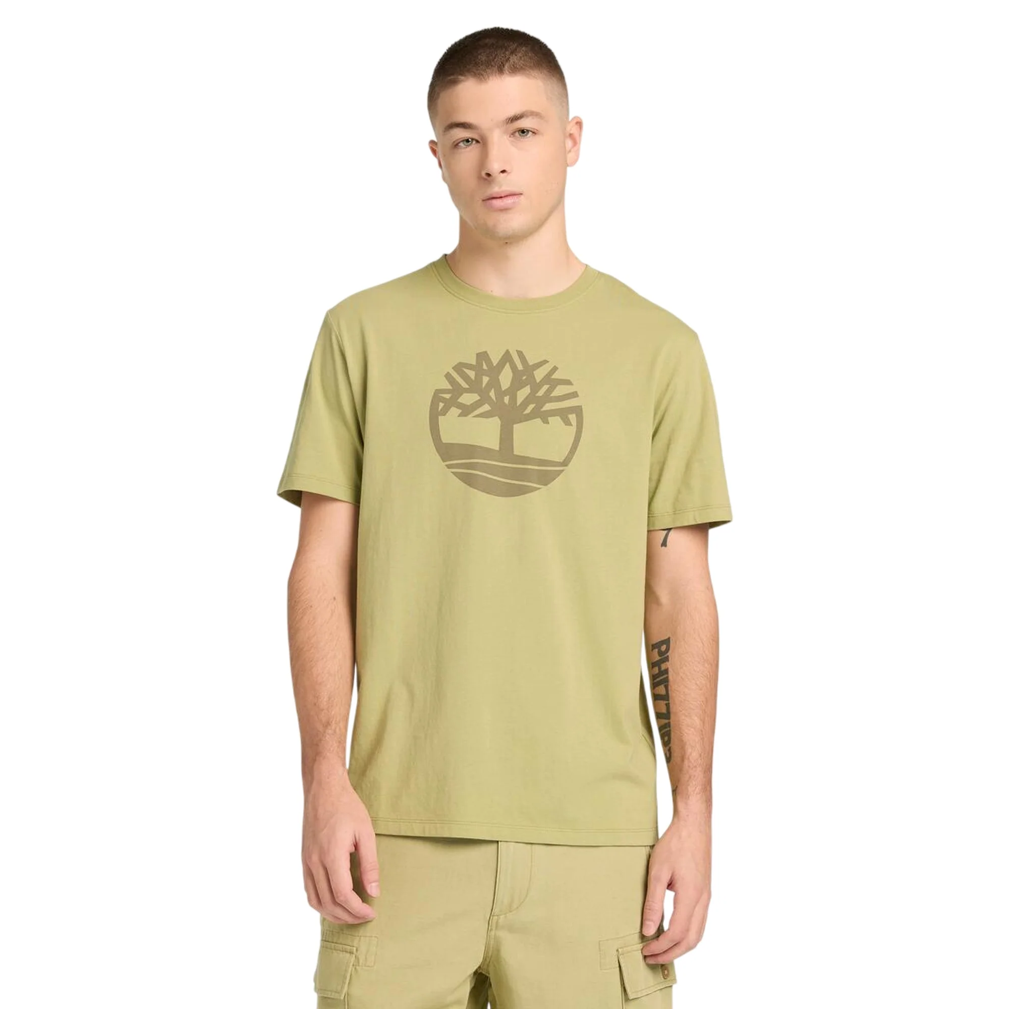 T-shirt KENNEBEC RIVER con Logo Stampato in giallo - Image 2