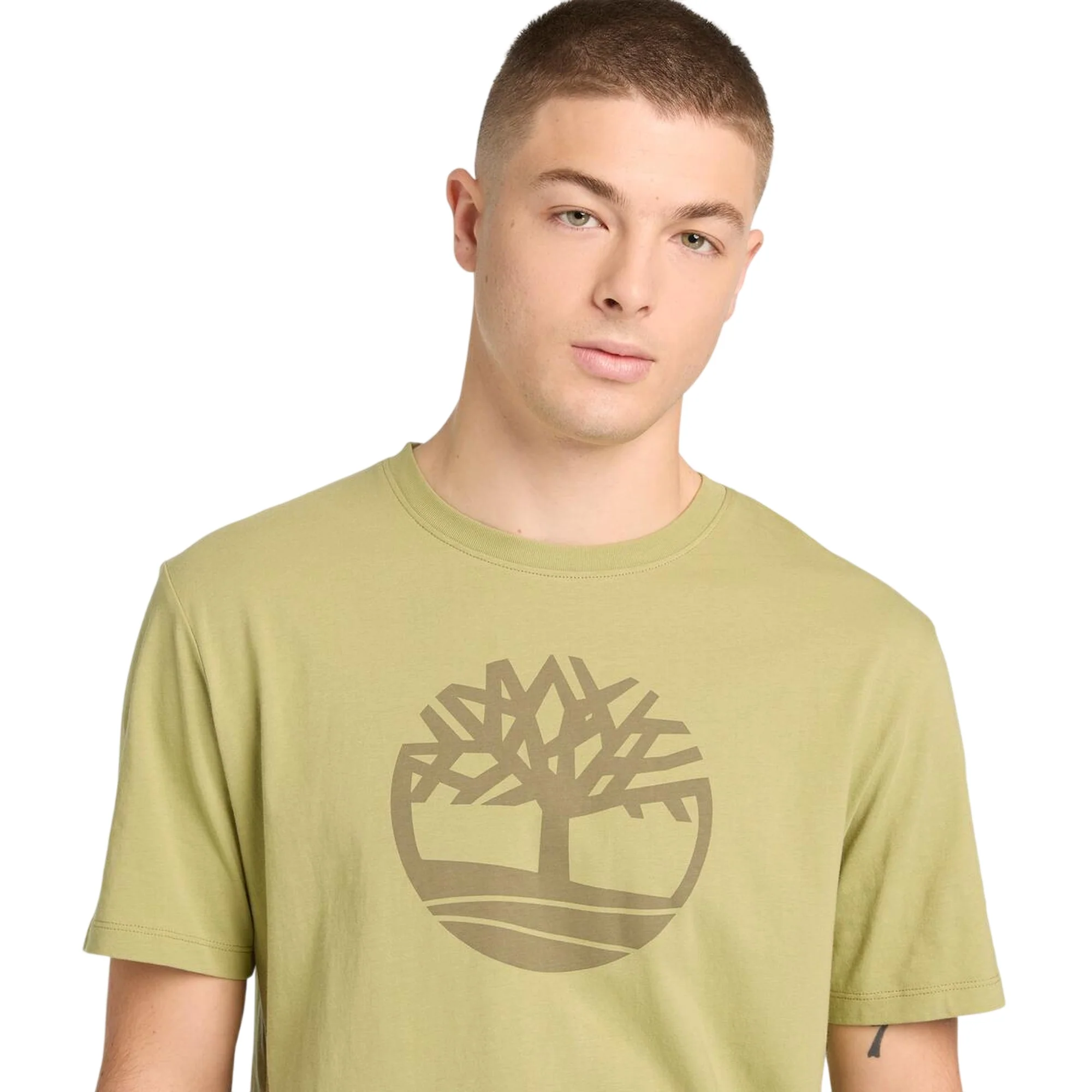 T-shirt KENNEBEC RIVER con Logo Stampato in giallo - Image 3