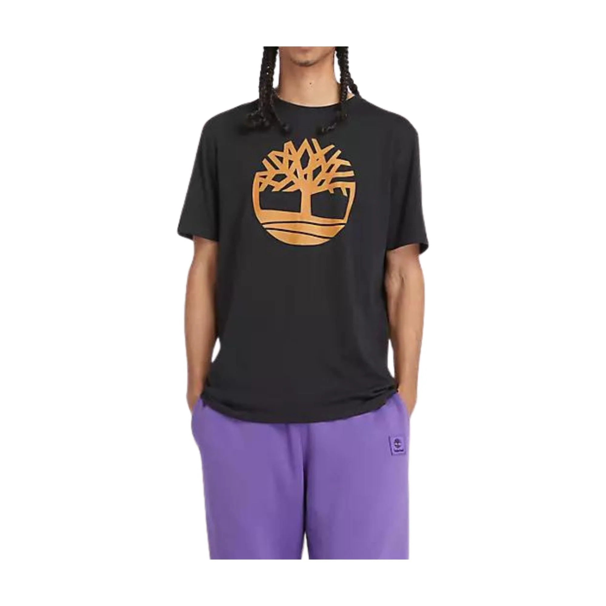 T-shirt Uomo Nera Logo Albero Kennebec River - Image 2