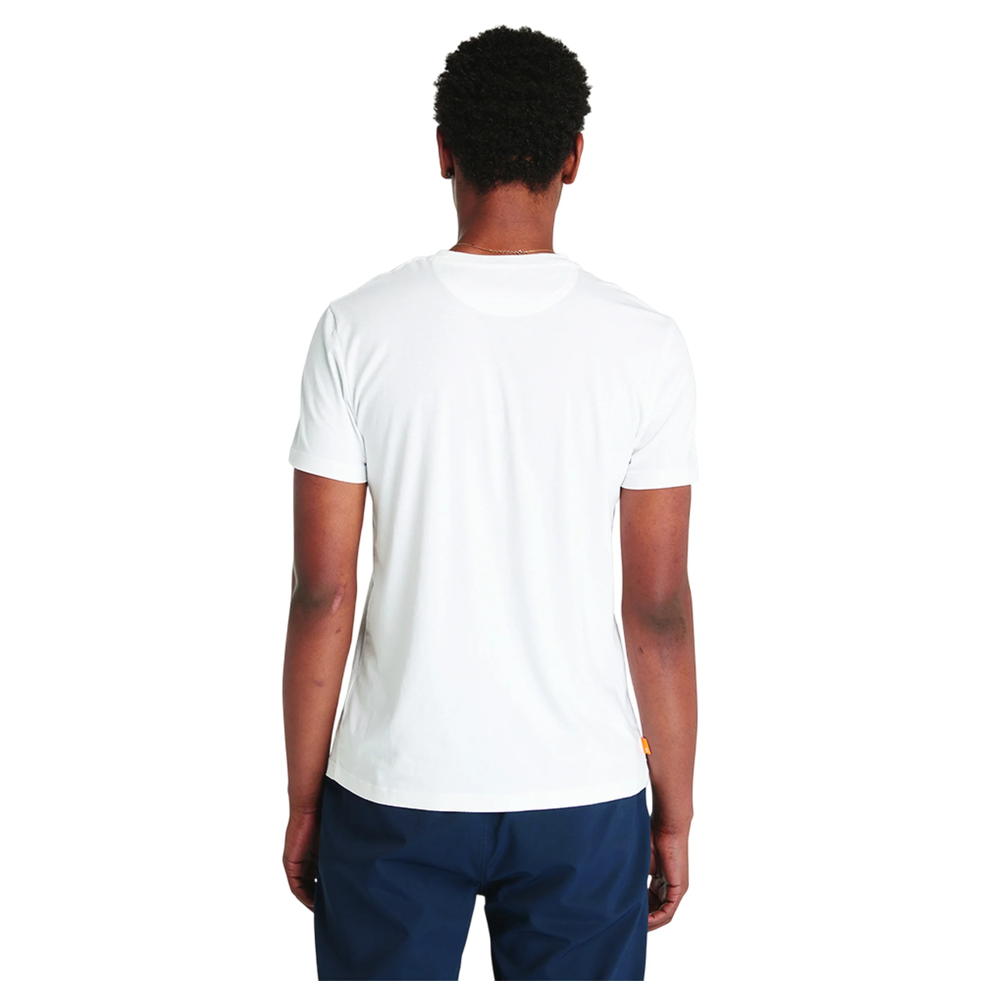 T-shirt Uomo con taschino Dunstan River Bianco - Image 4