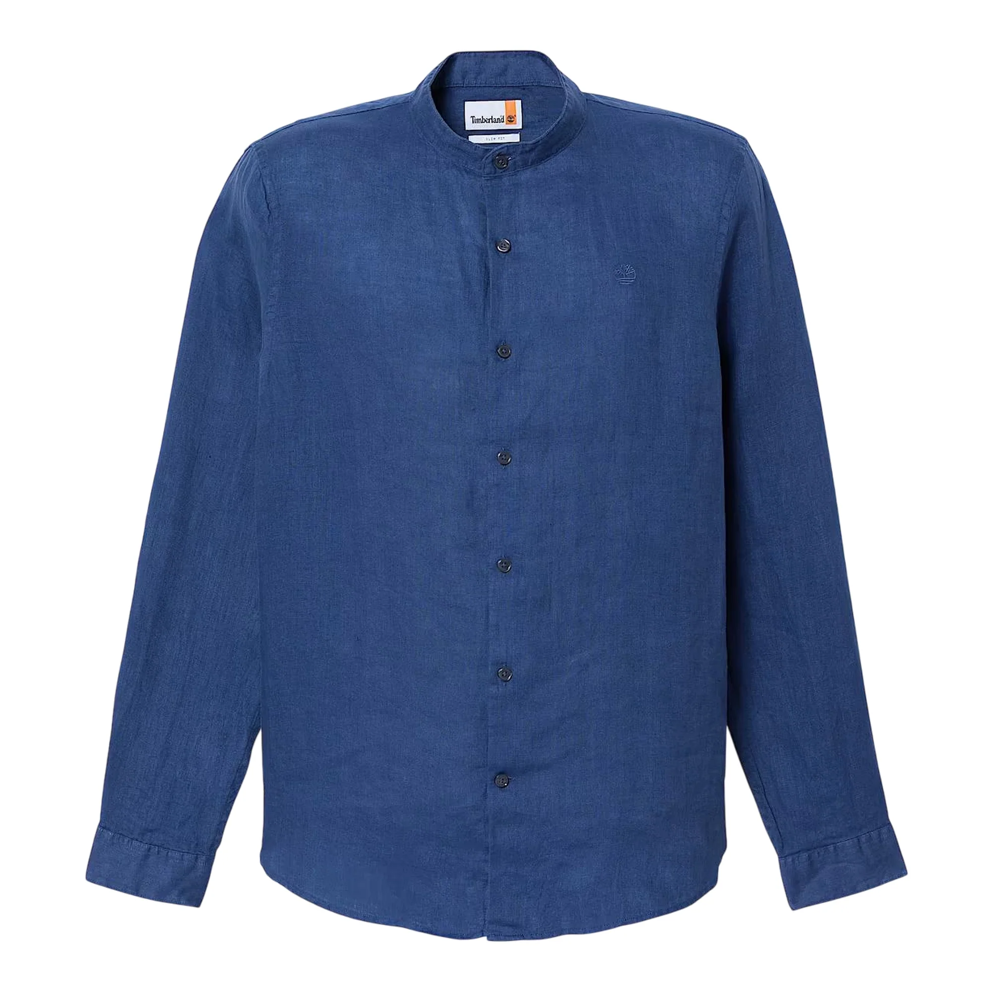 Camicia Uomo in lino Mill Brook colletto coreano