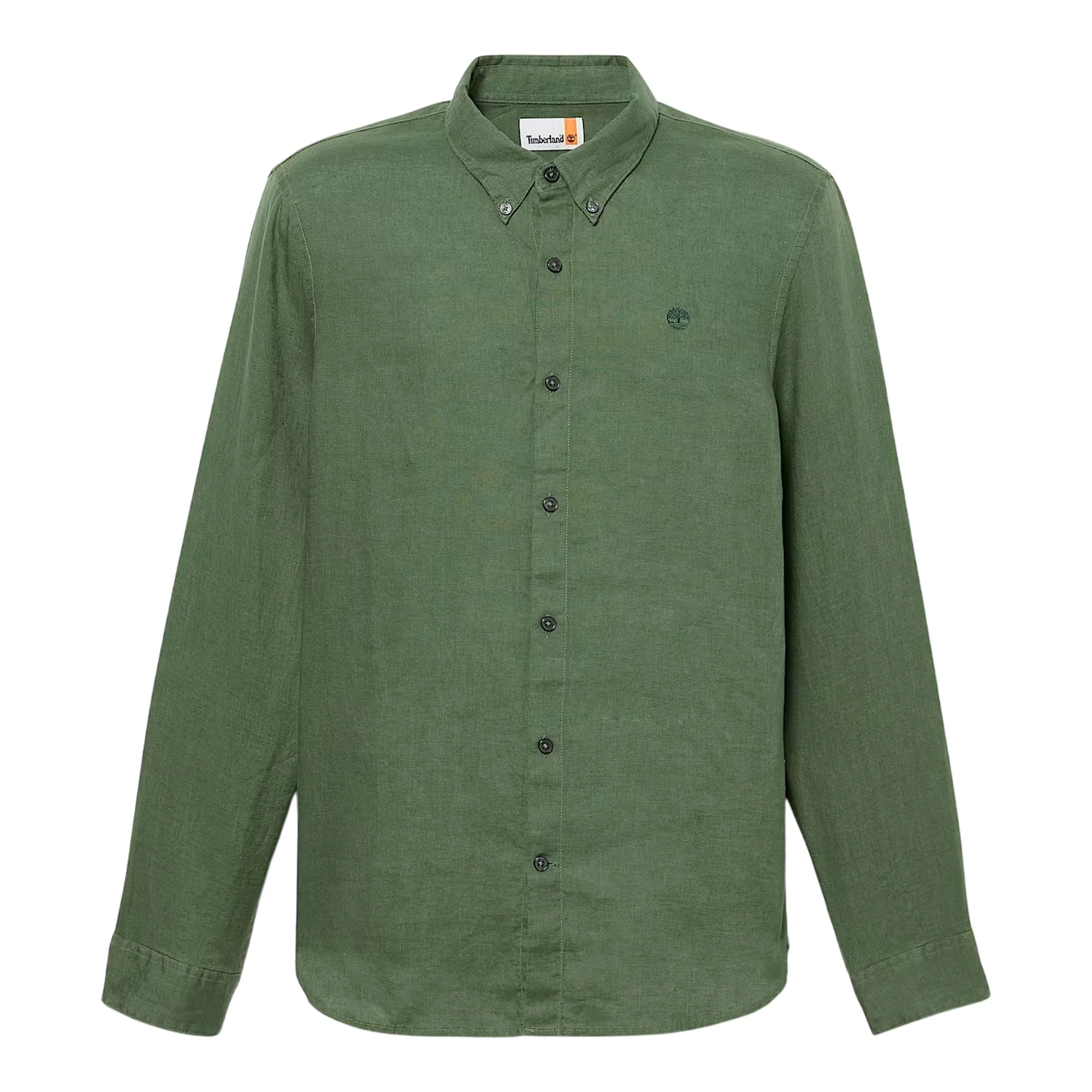 Camicia Uomo in lino Mill Brook Verde