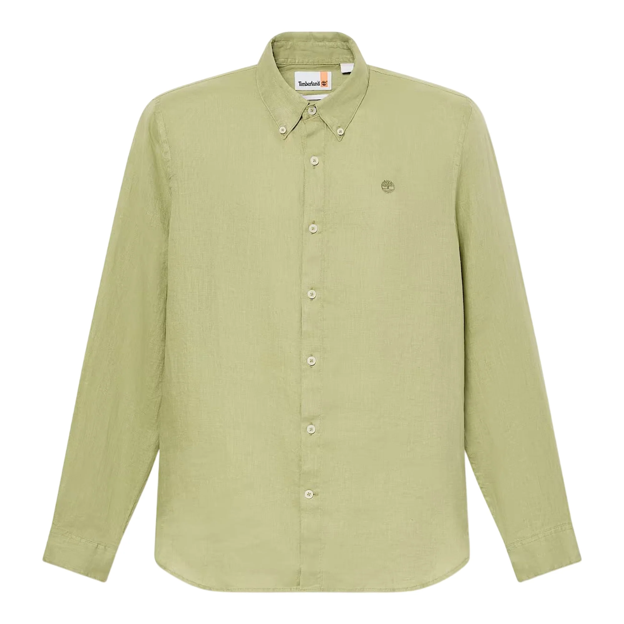 Camicia Uomo in lino Mill Brook Verde chiaro