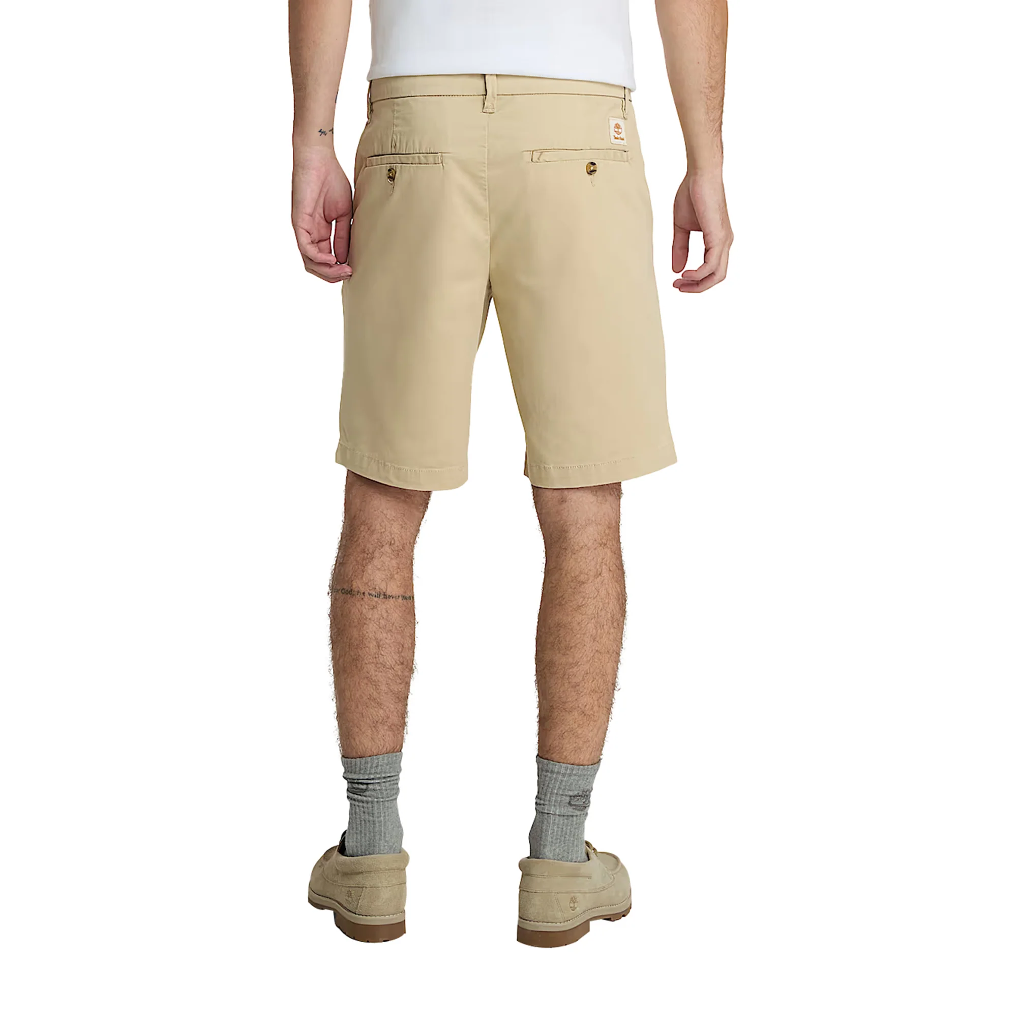 Shorts Chino Uomo in Twill Claremont Beige - Image 3