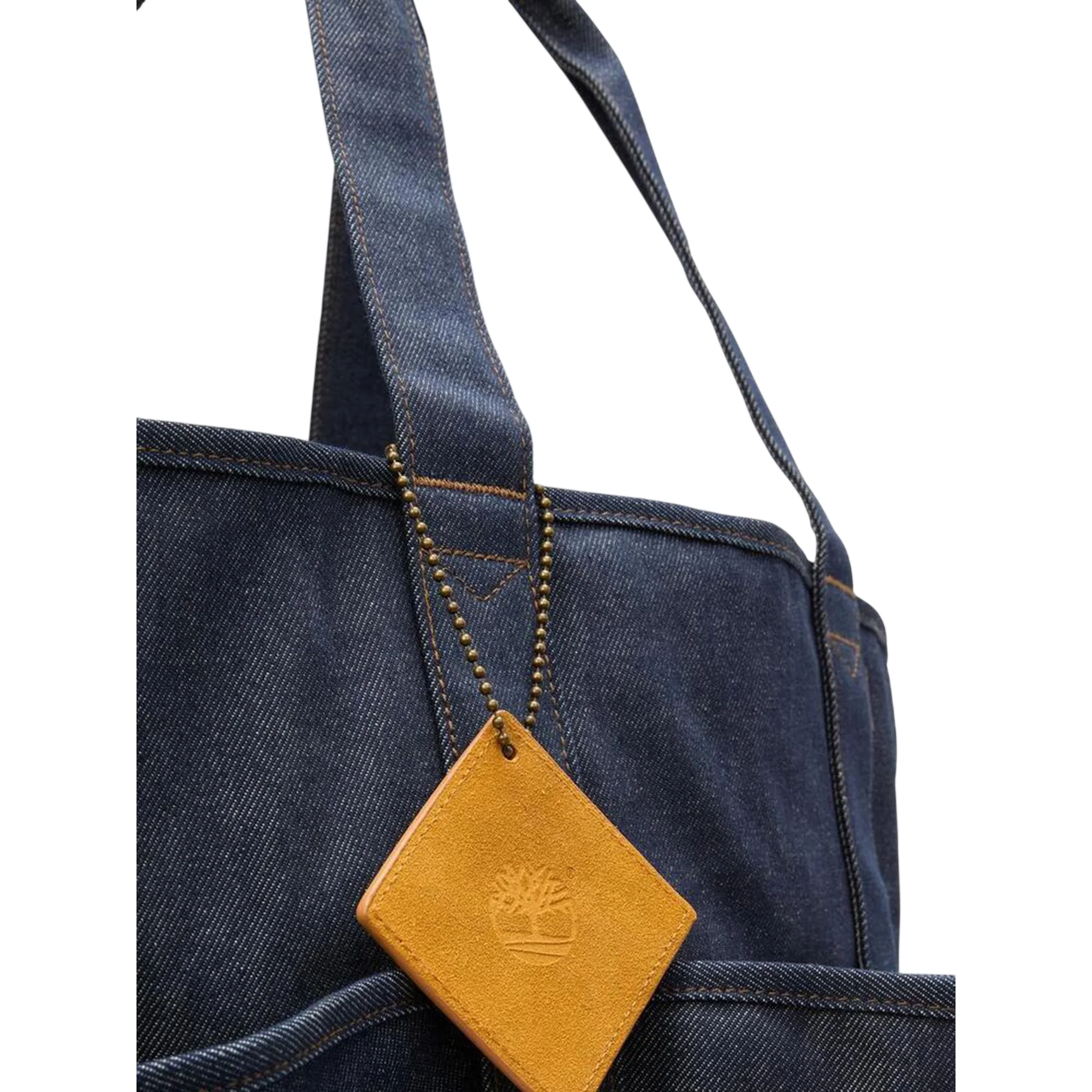 Borsa Tote Donna in denim blu scuro - Image 4