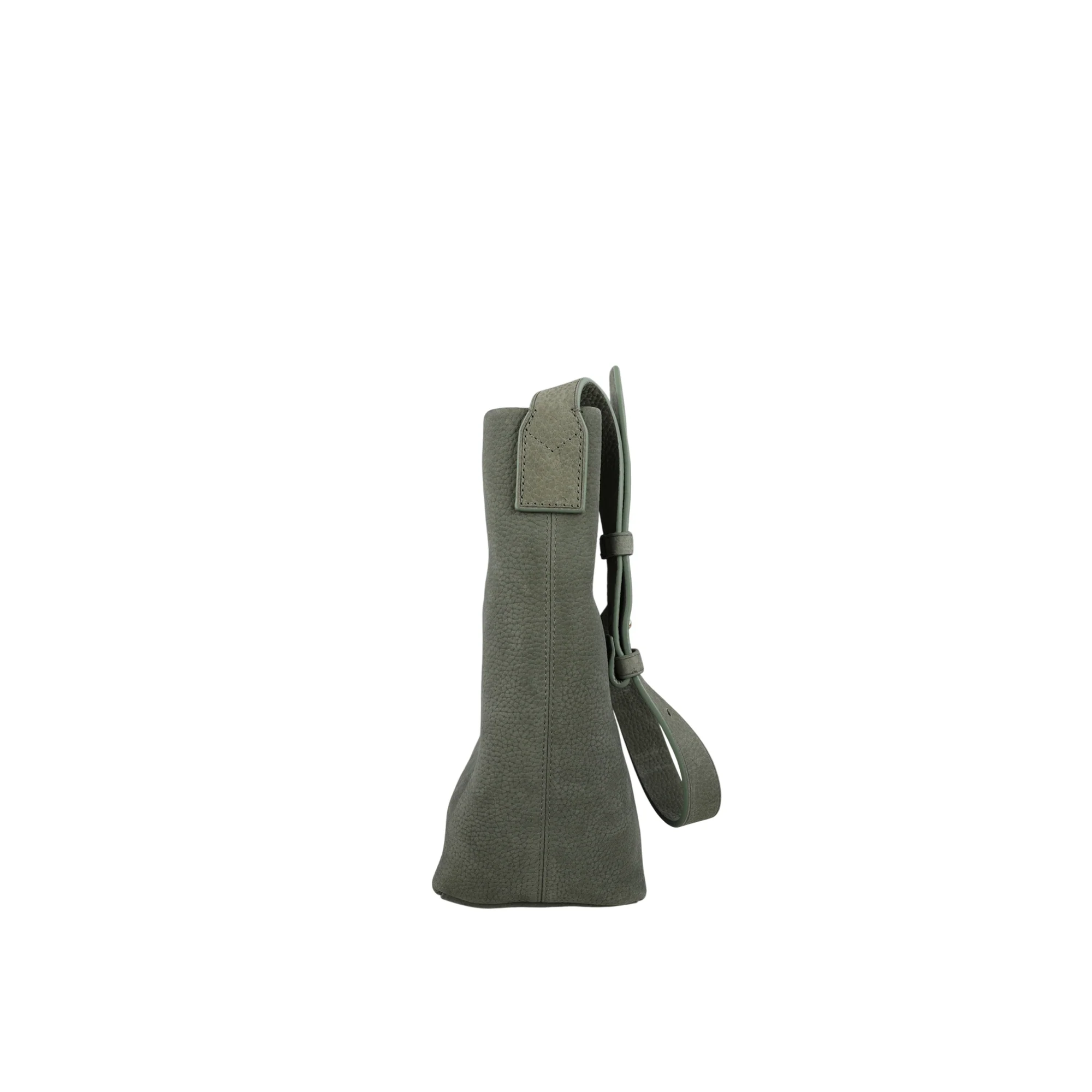 Borsa a tracolla Donna in morbida pelle Verde - Image 3