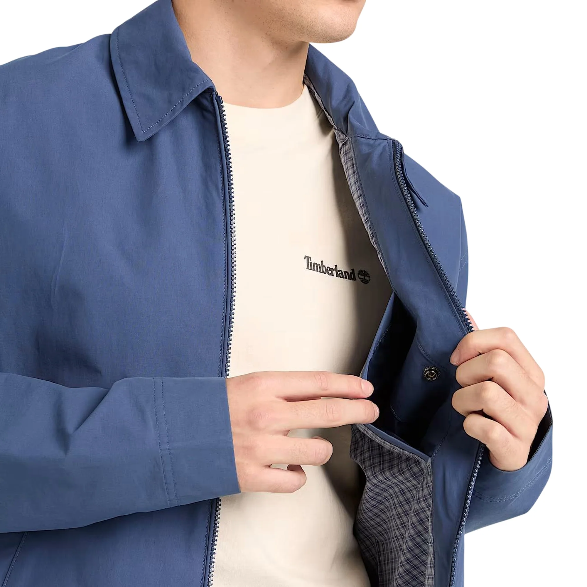Bomber Stratham blu da Uomo - Image 4