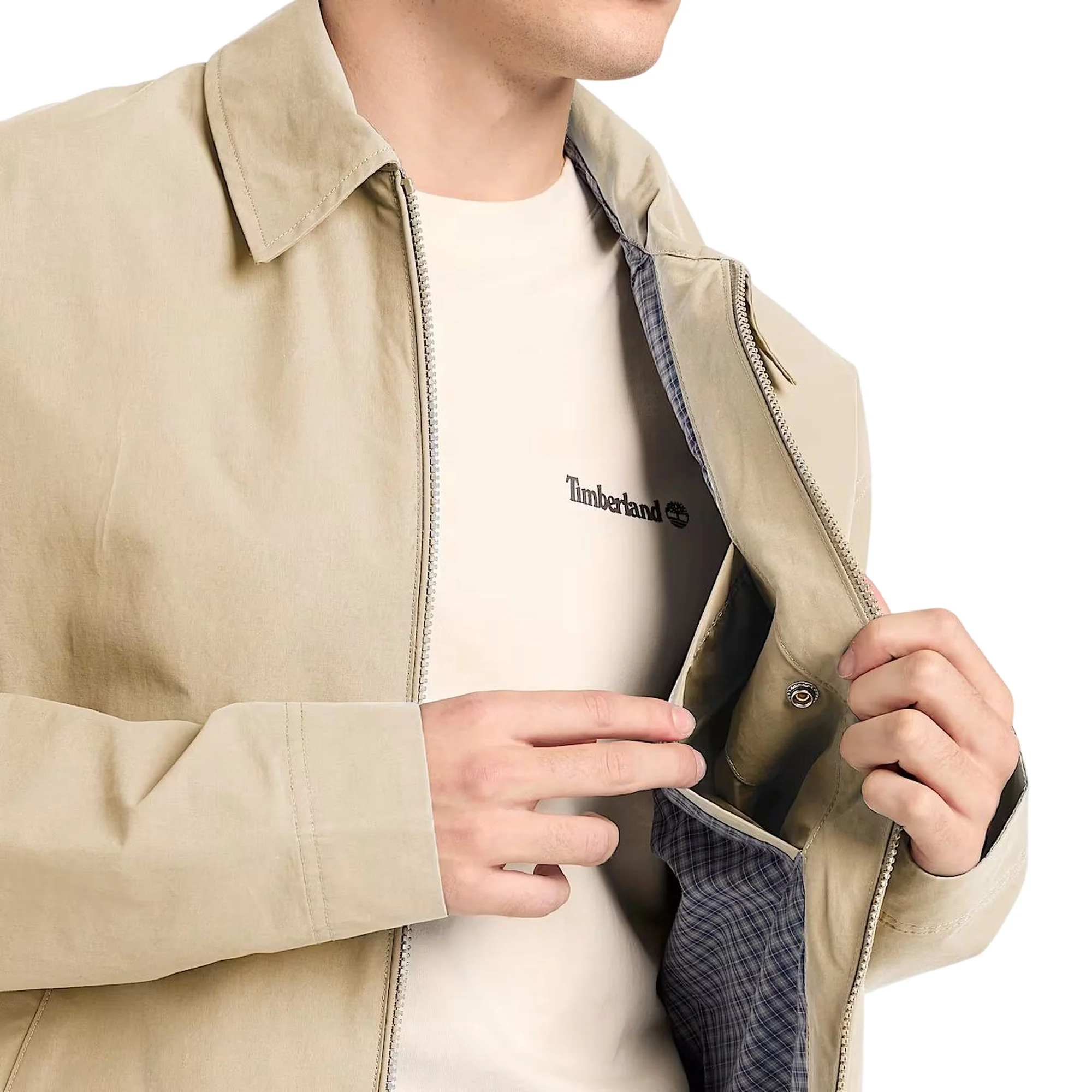 Bomber Stratham Cotone Idrorepellente Uomo beige - Image 3