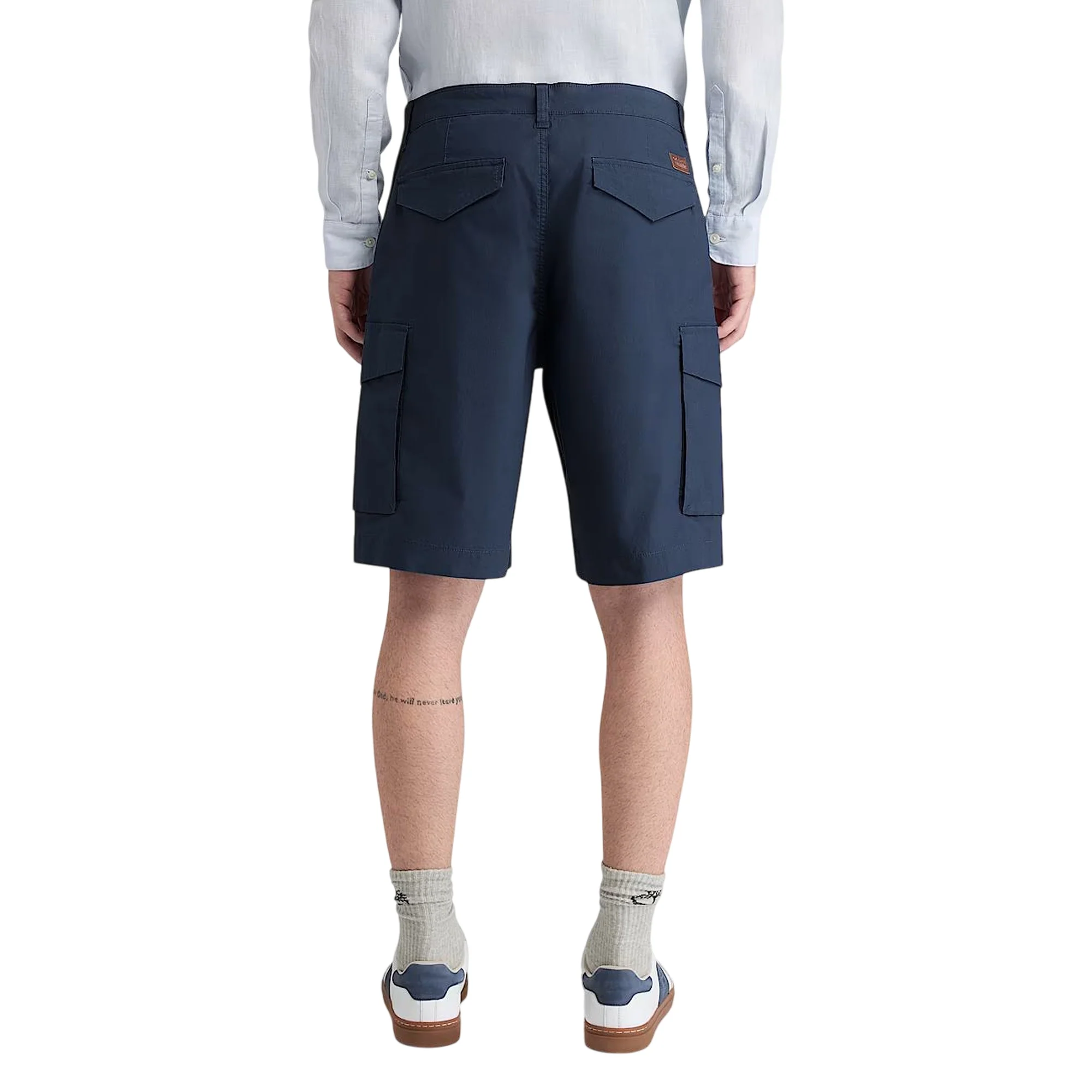Pantaloncini Cargo Brookline in blu scuro da uomo - Image 3