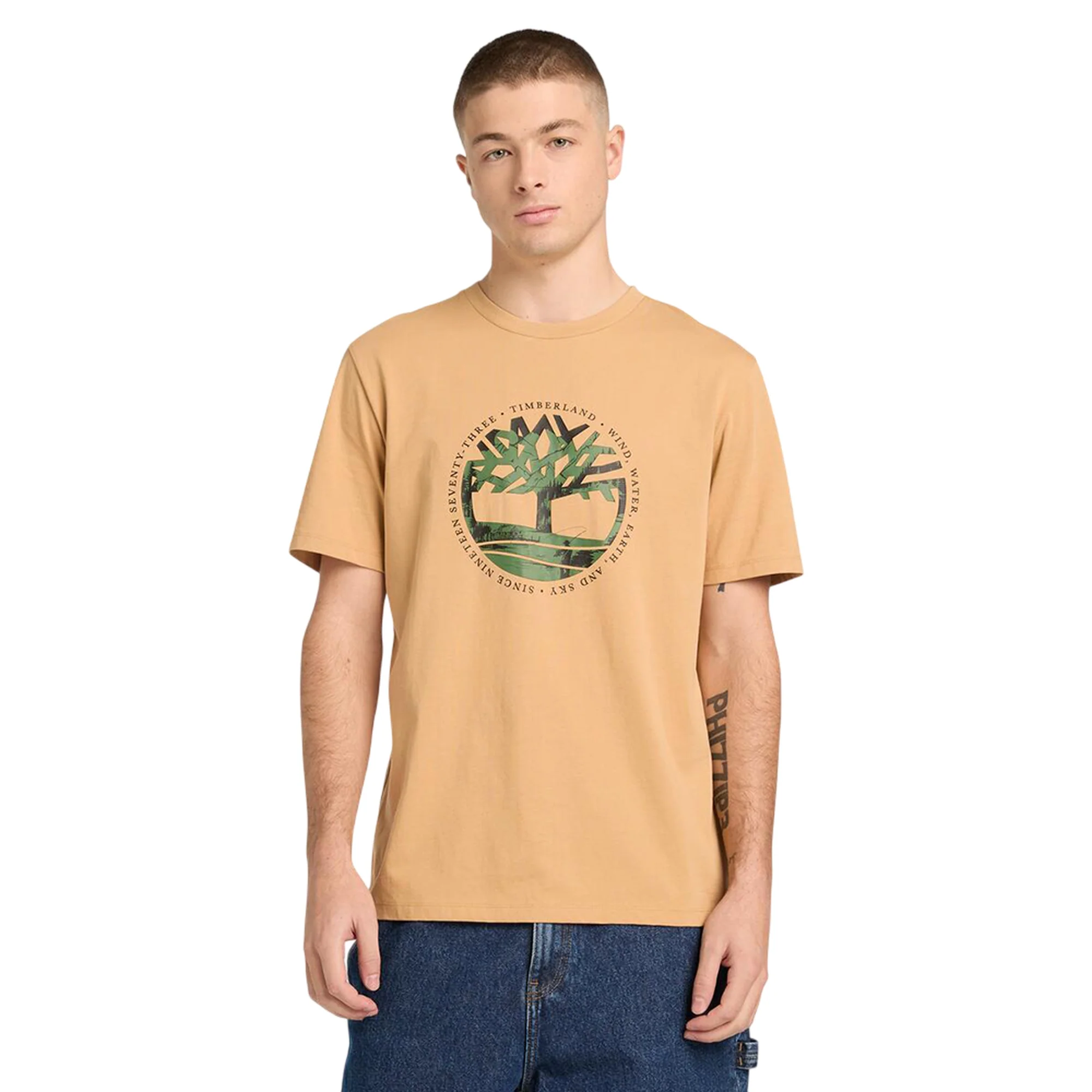 T-shirt Uomo Tree Logo Lake House Graphic - Image 2