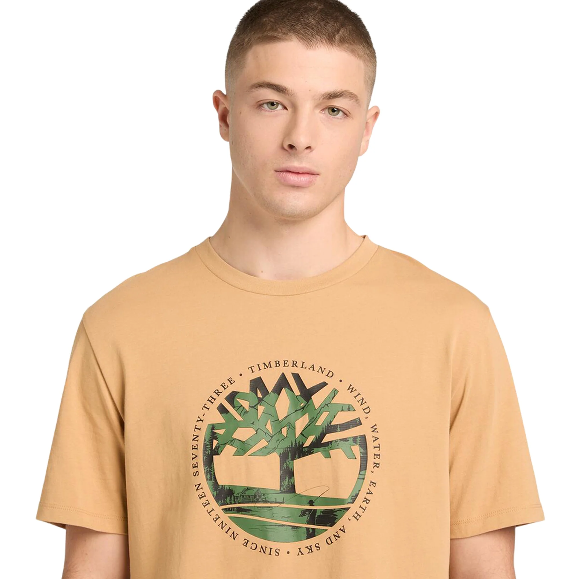 T-shirt Uomo Tree Logo Lake House Graphic - Image 3