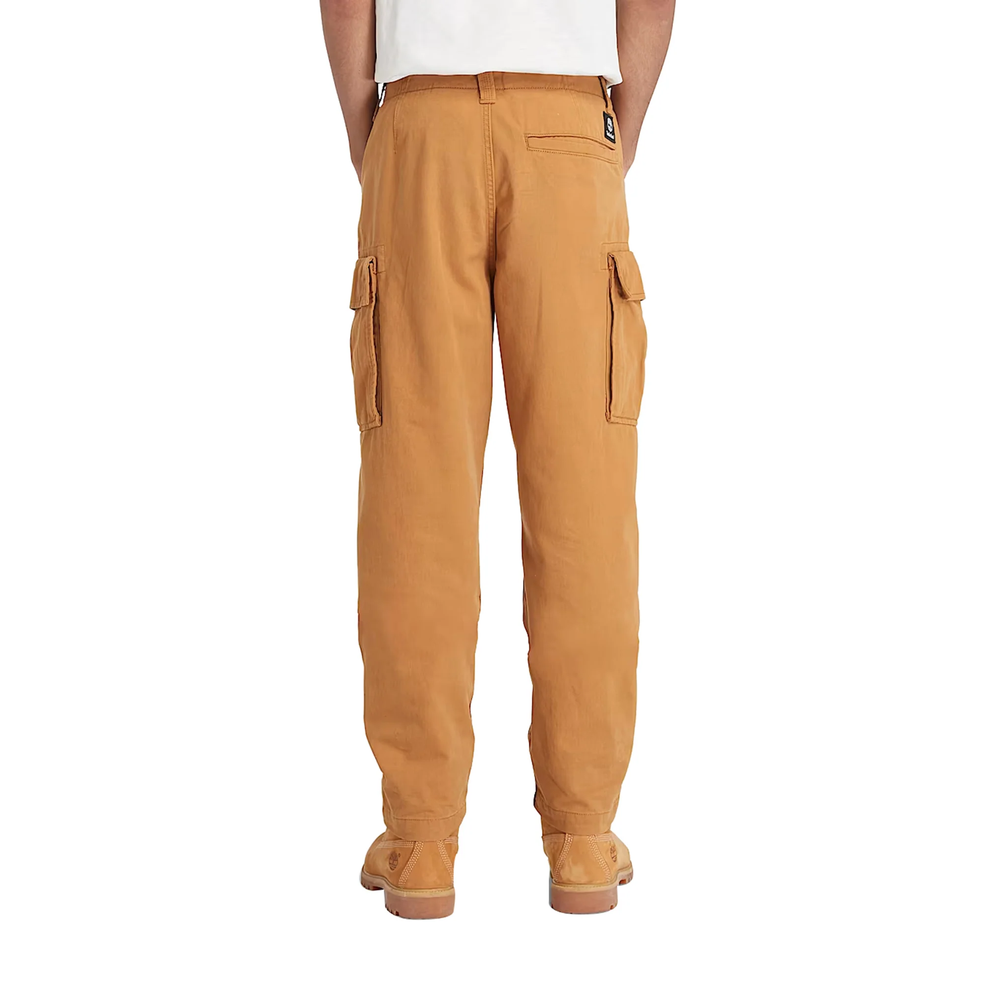 Pantaloni Cargo Uomo in Twill Brookline Giallo - Image 3
