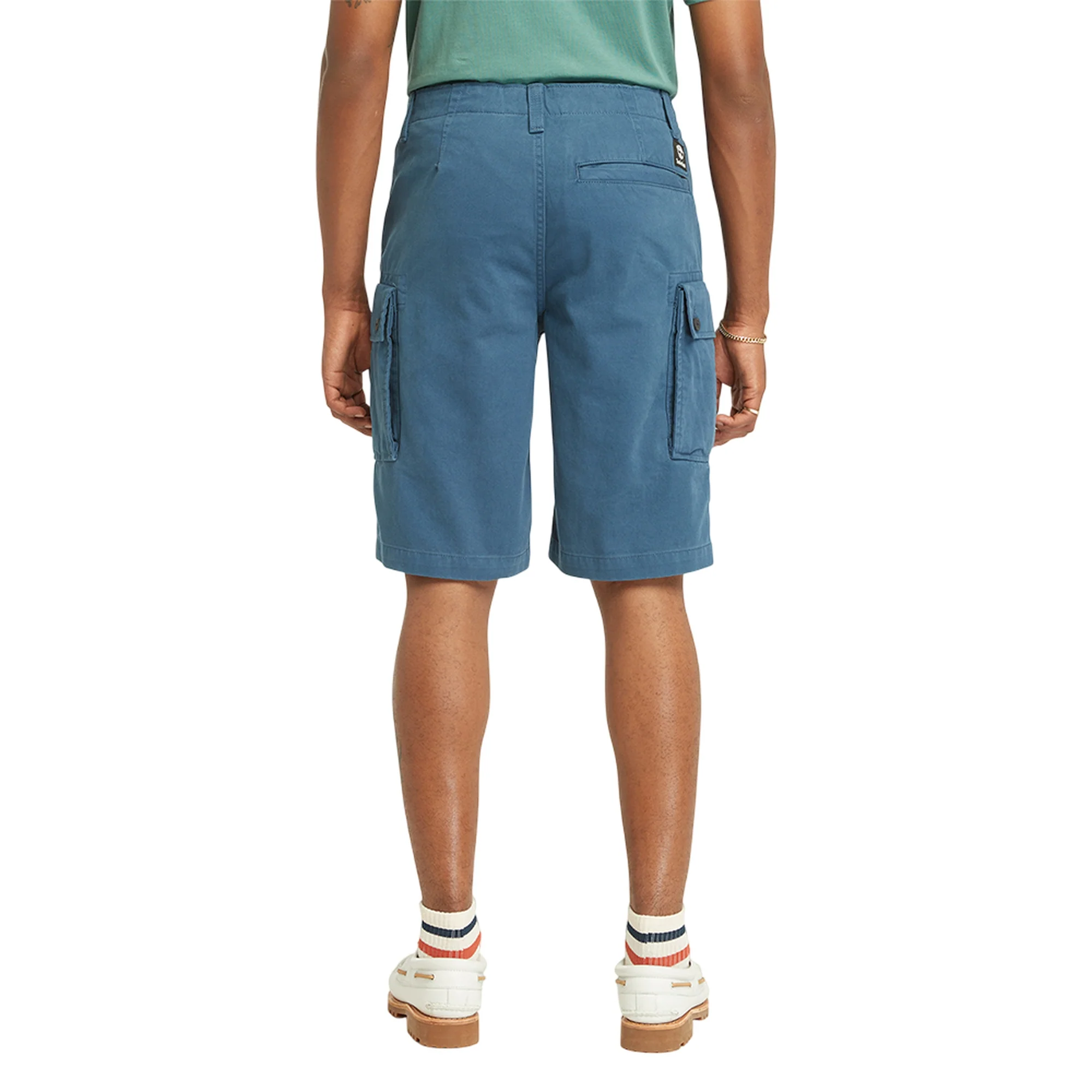 Shorts Cargo da Uomo in Twill Blu chiaro - Image 4