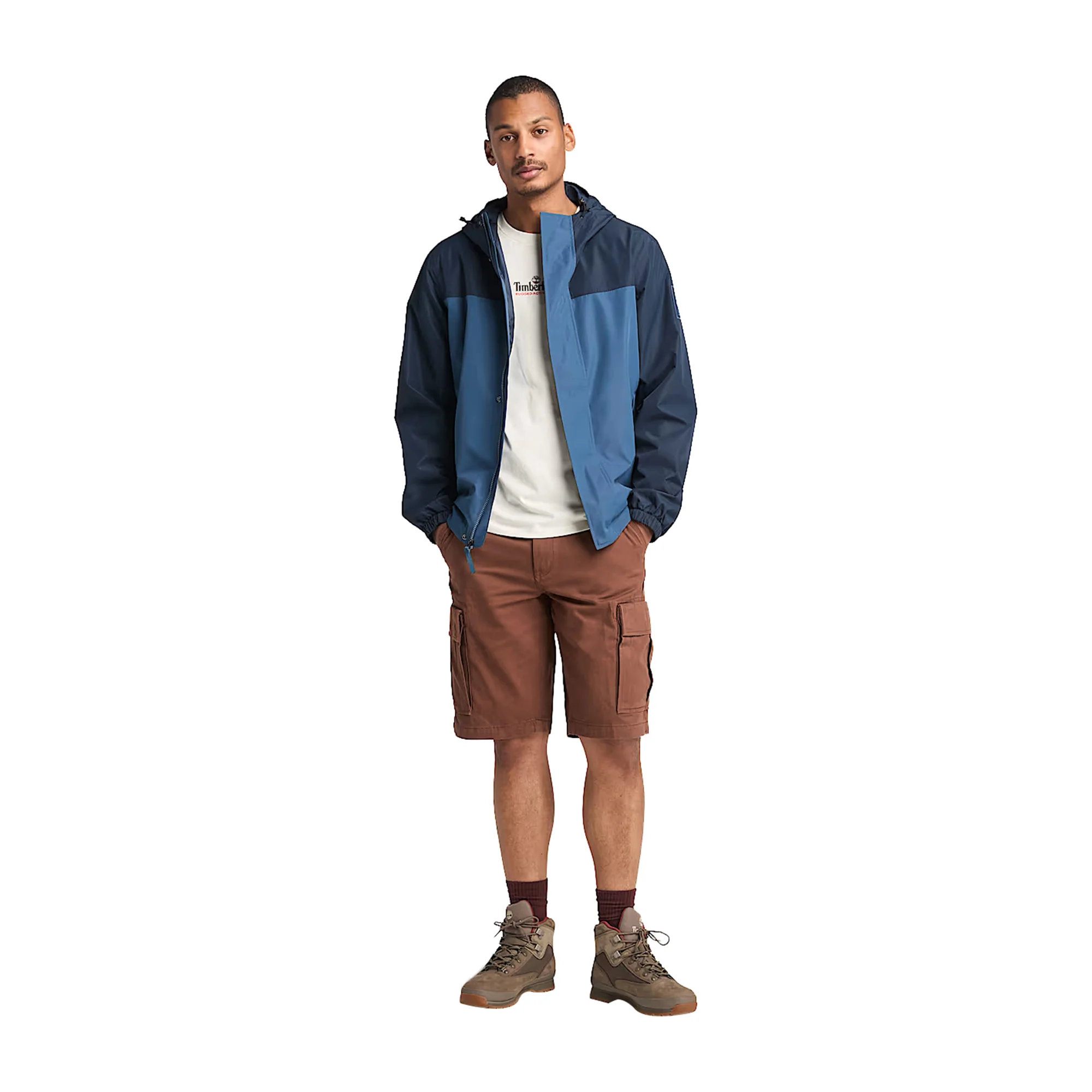 Shorts Cargo da Uomo in Twill Brookline Marrone - Image 5