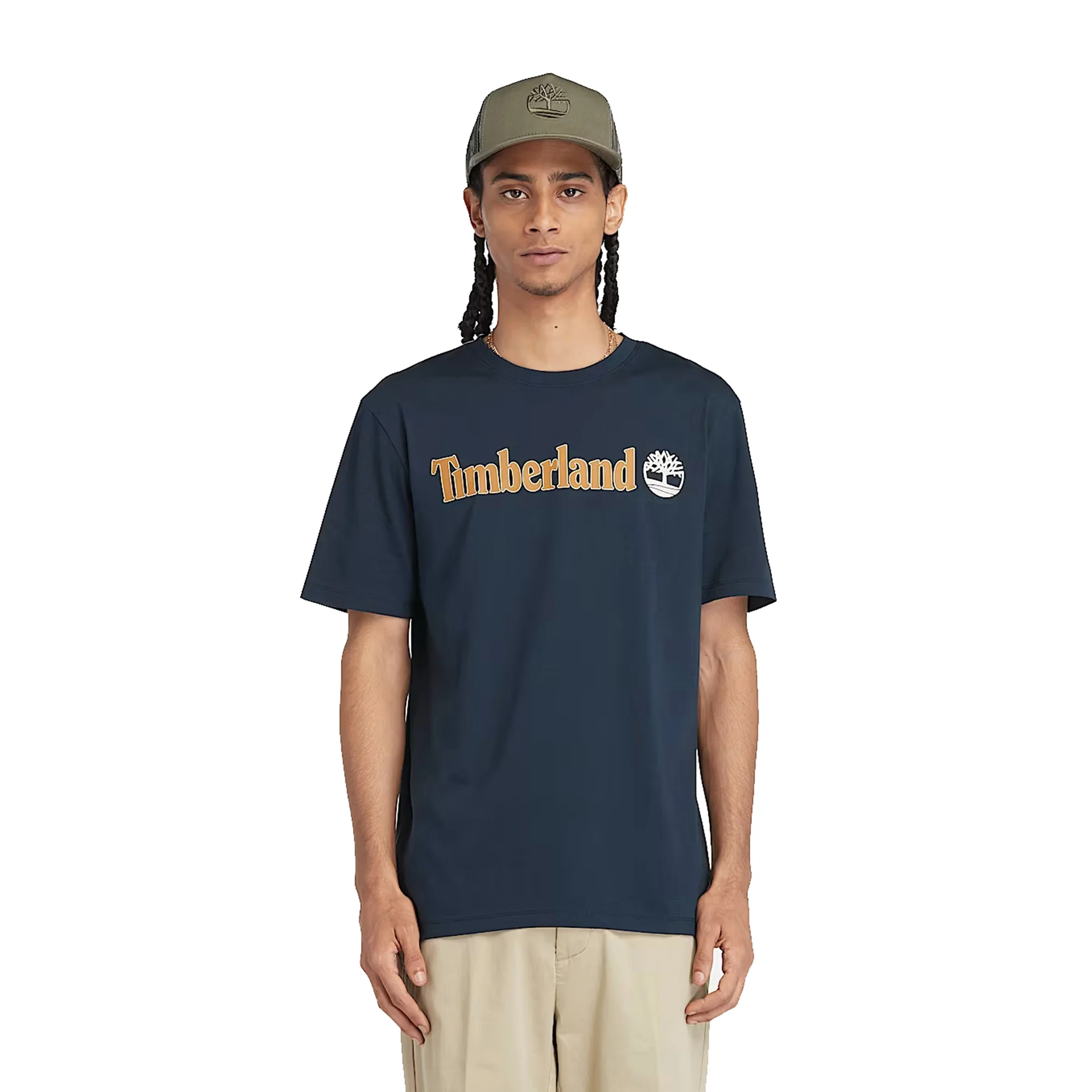 T-shirt Uomo Con Logo Lineare Kennebec River Blu scuro - Image 2