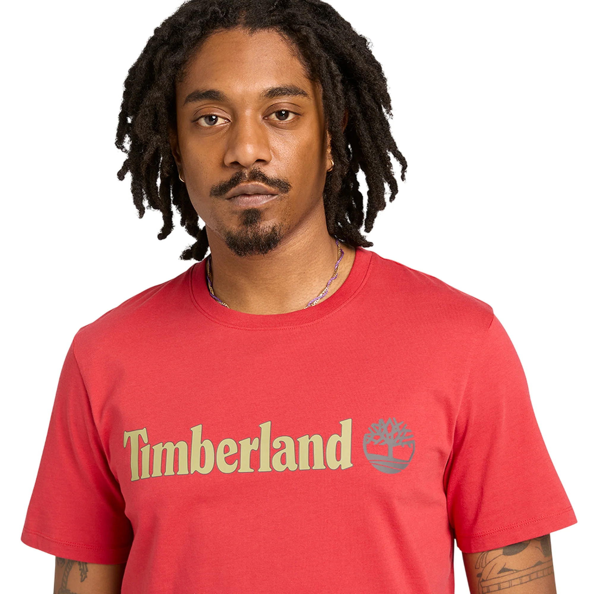 T-shirt Uomo Kennebec Rosso con logo lineare - Image 4