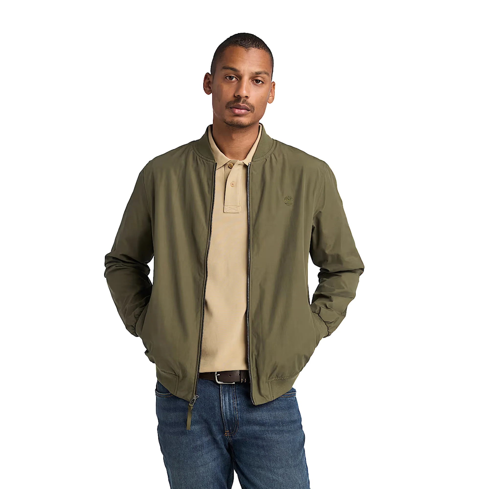 Giacca Uomo Bomber idrorepellente Verde scuro - Image 2