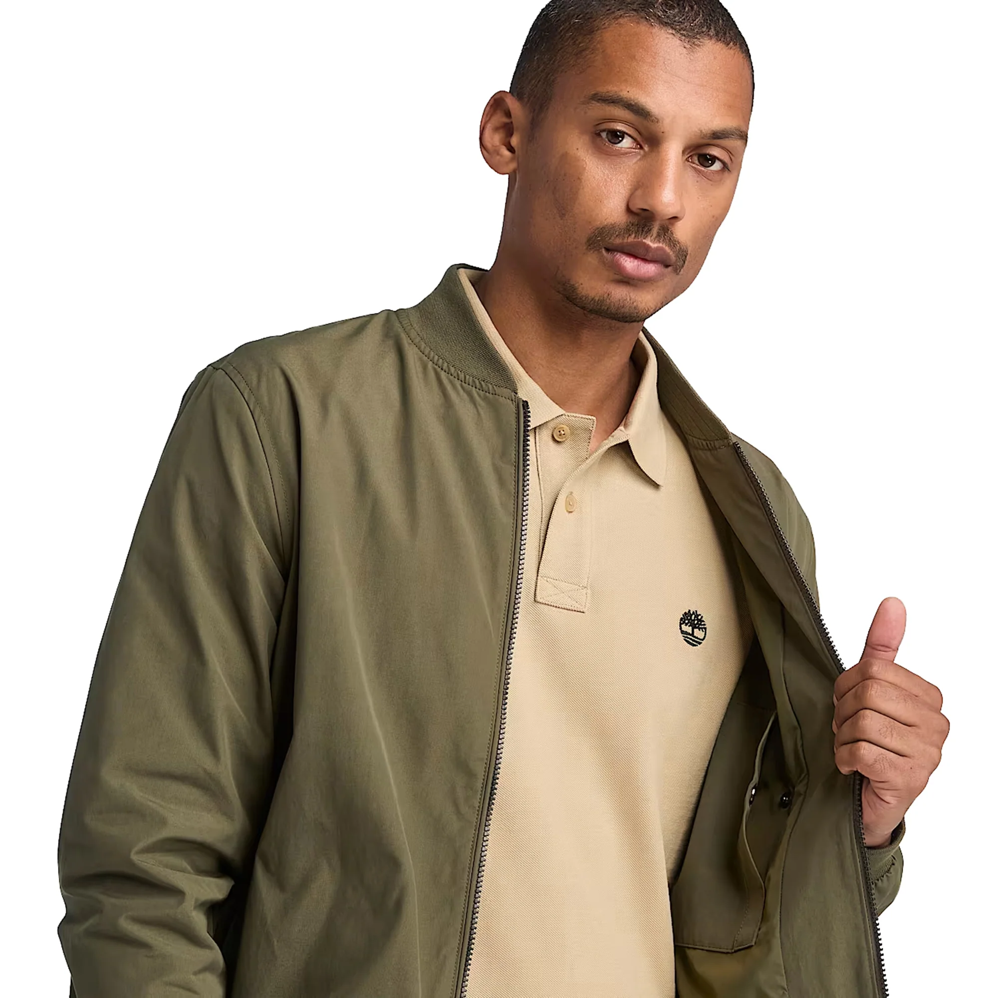Giacca Uomo Bomber idrorepellente Verde scuro - Image 4