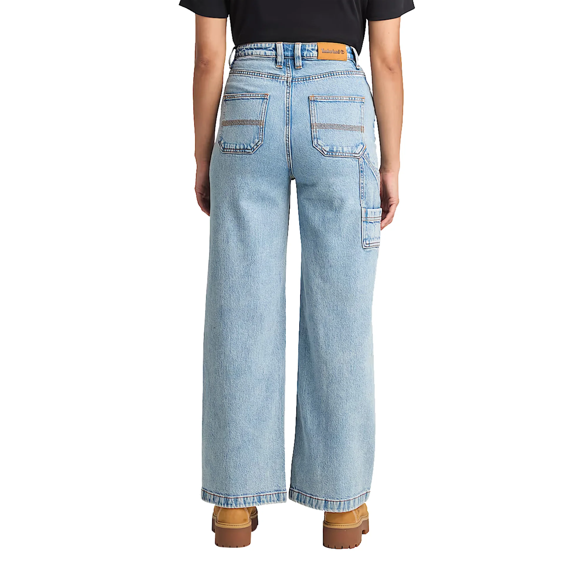 Jeans Stile Carpentiere da Donna Denim blu - Image 3