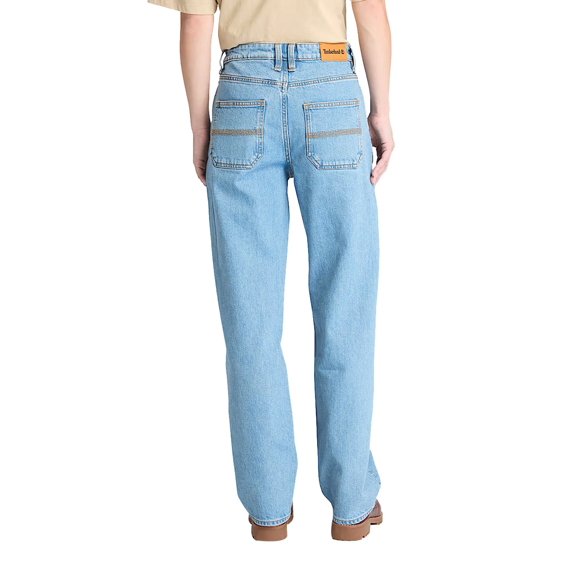 Jeans Straight da Donna in Denim blu - Image 3