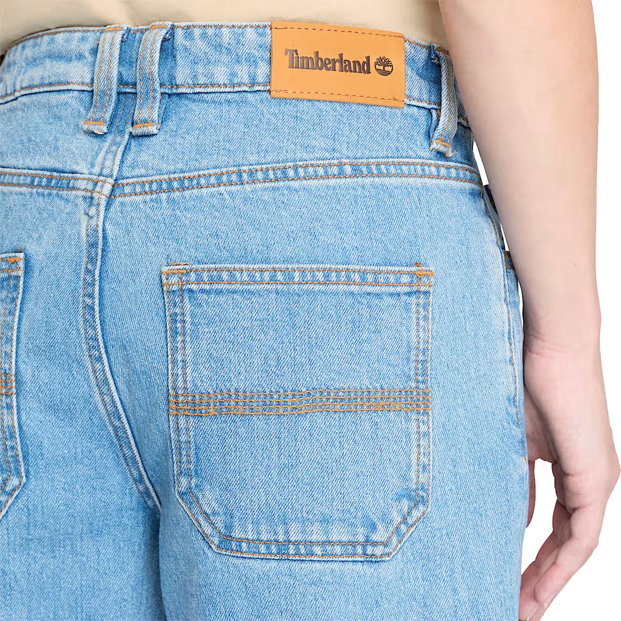 Jeans Straight da Donna in Denim blu - Image 4