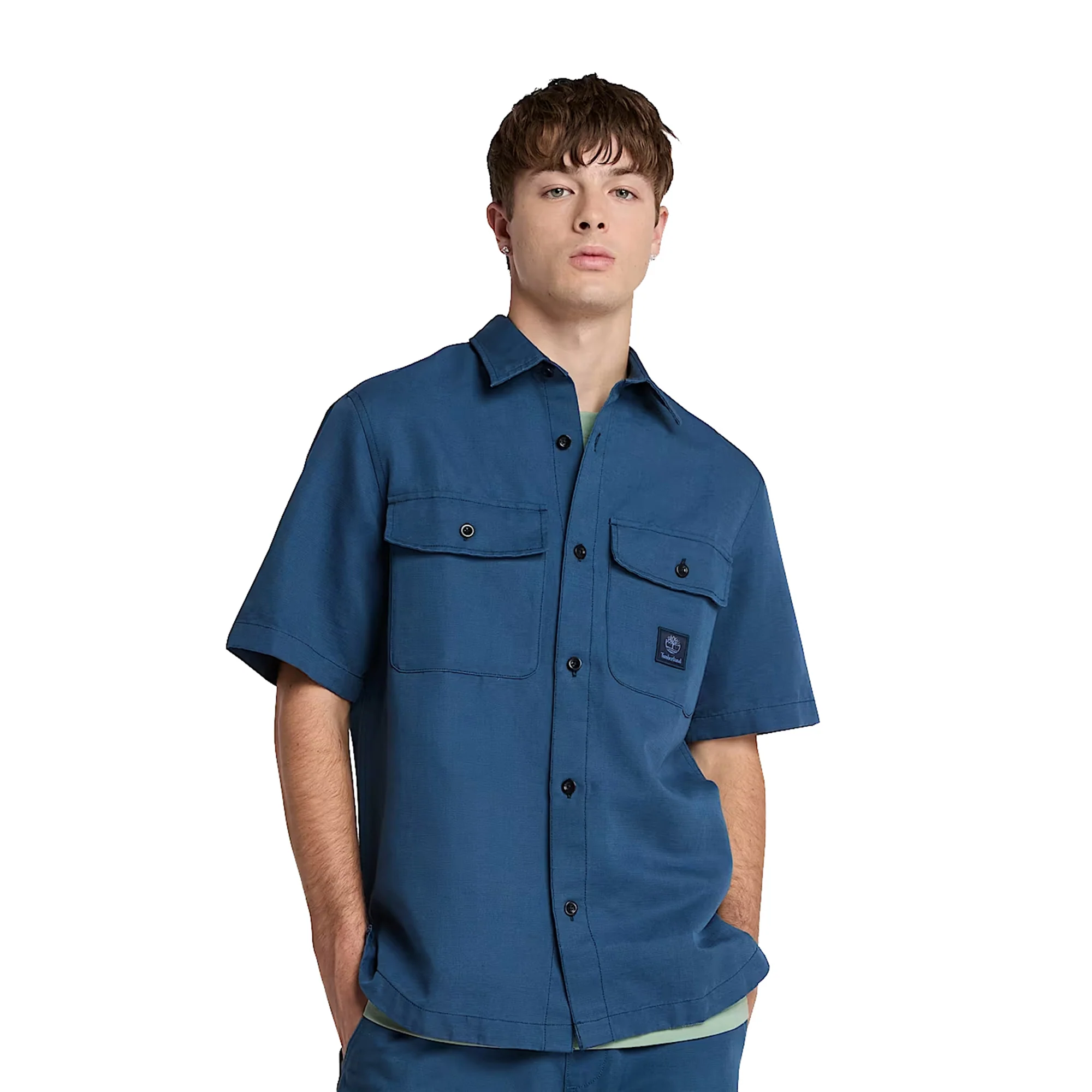 Camicia over da Uomo Utility Blu scuro - Image 2