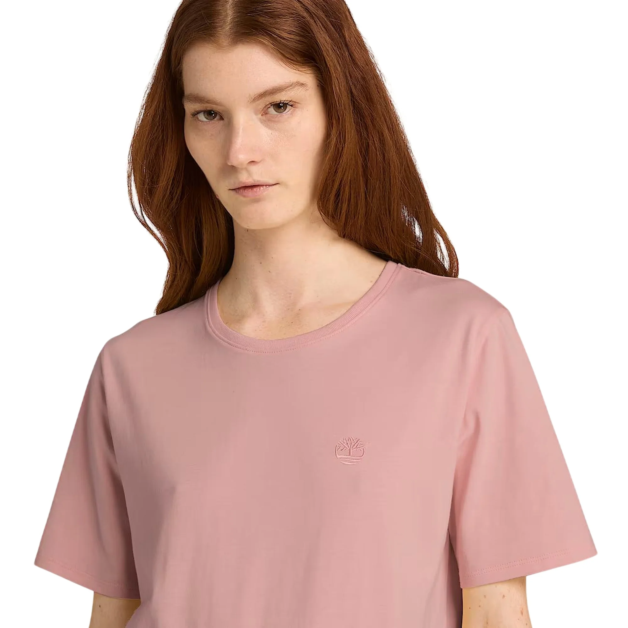 T-shirt Dunstan di cotone da donna in rosa - Image 3