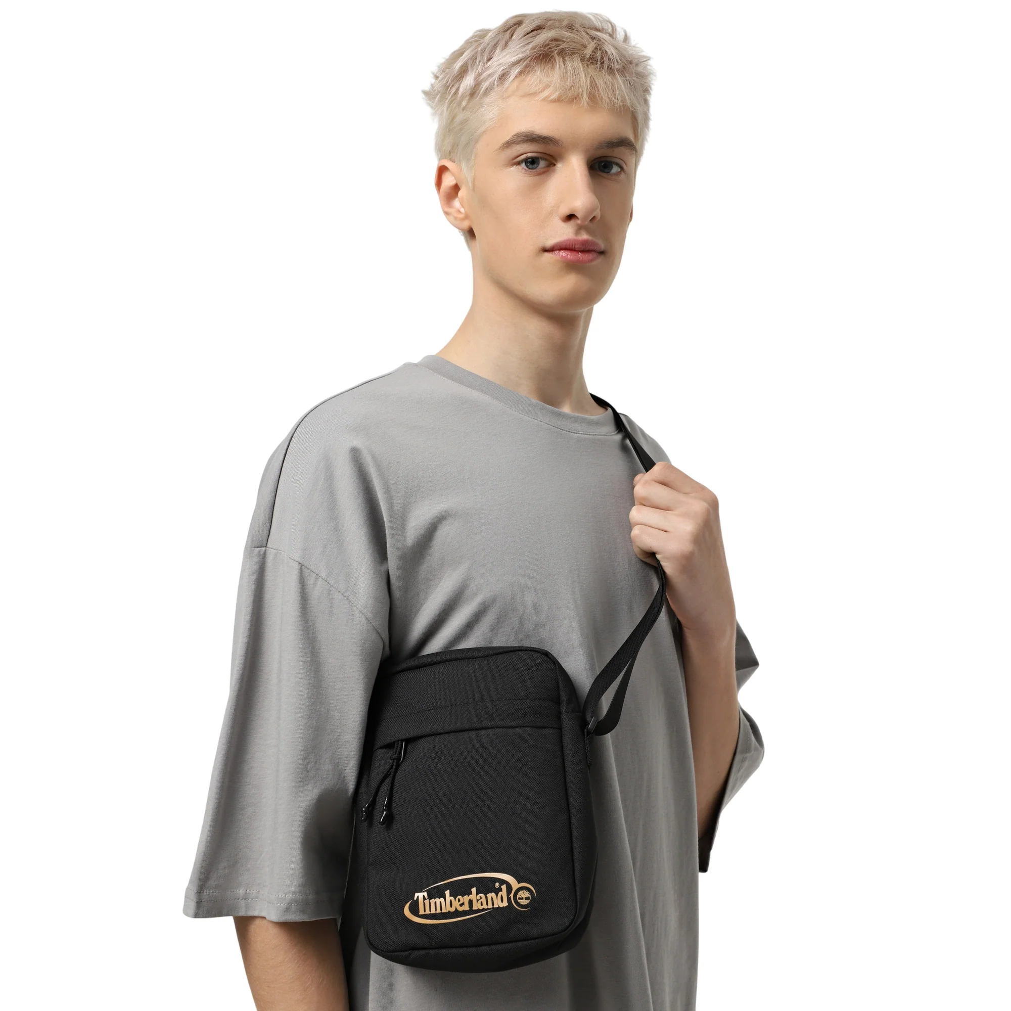 Borsa a Tracollo Uomo Timberpack Nero - Image 4