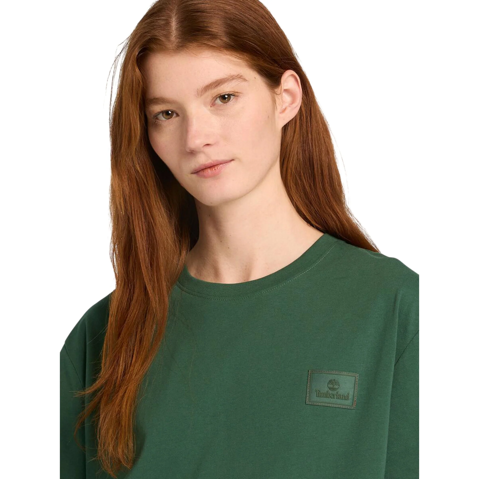 T-shirt Unisex con targhetta con logo Verde - Image 3