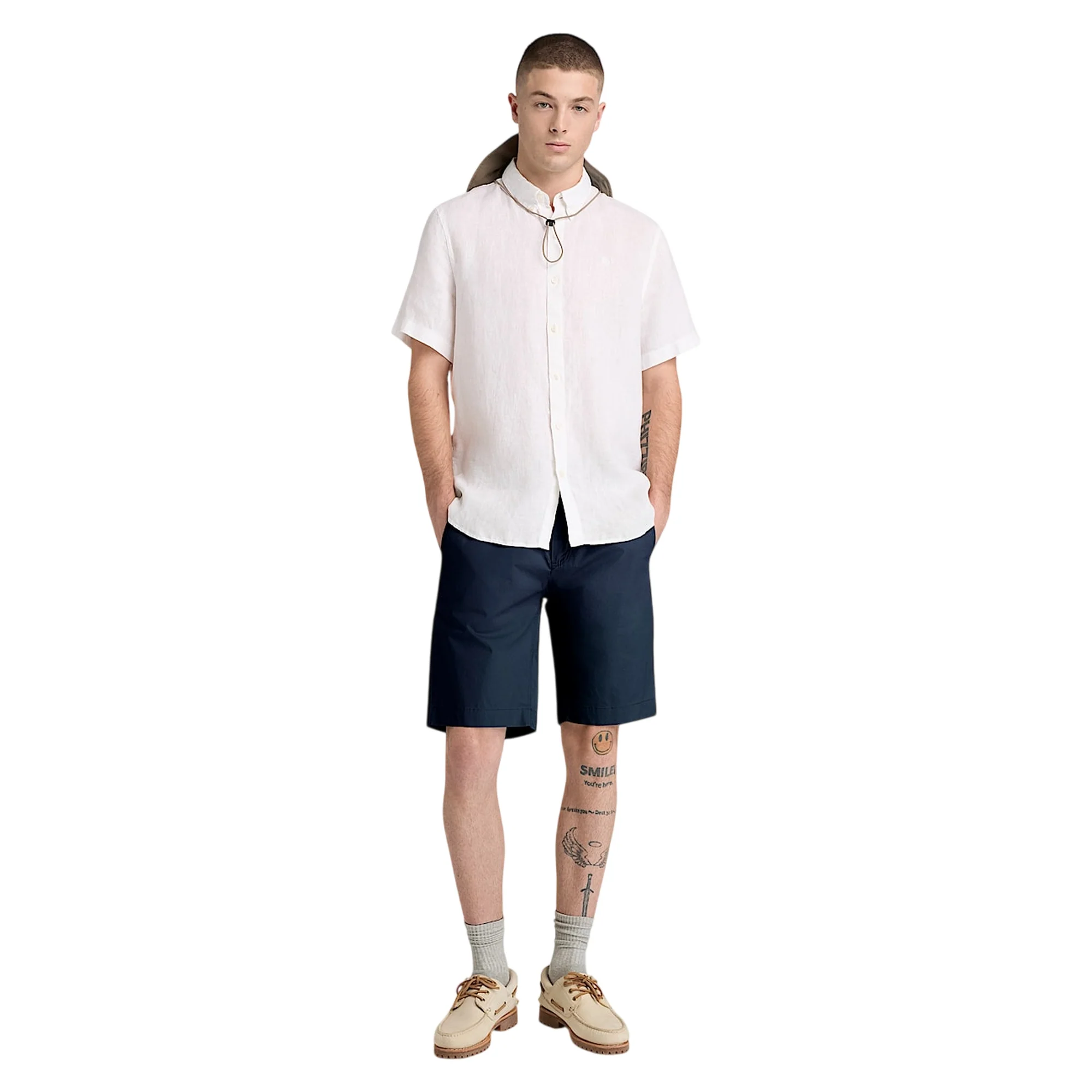 Shorts Uomo CLAREMONT Chino blu scuro - Image 3