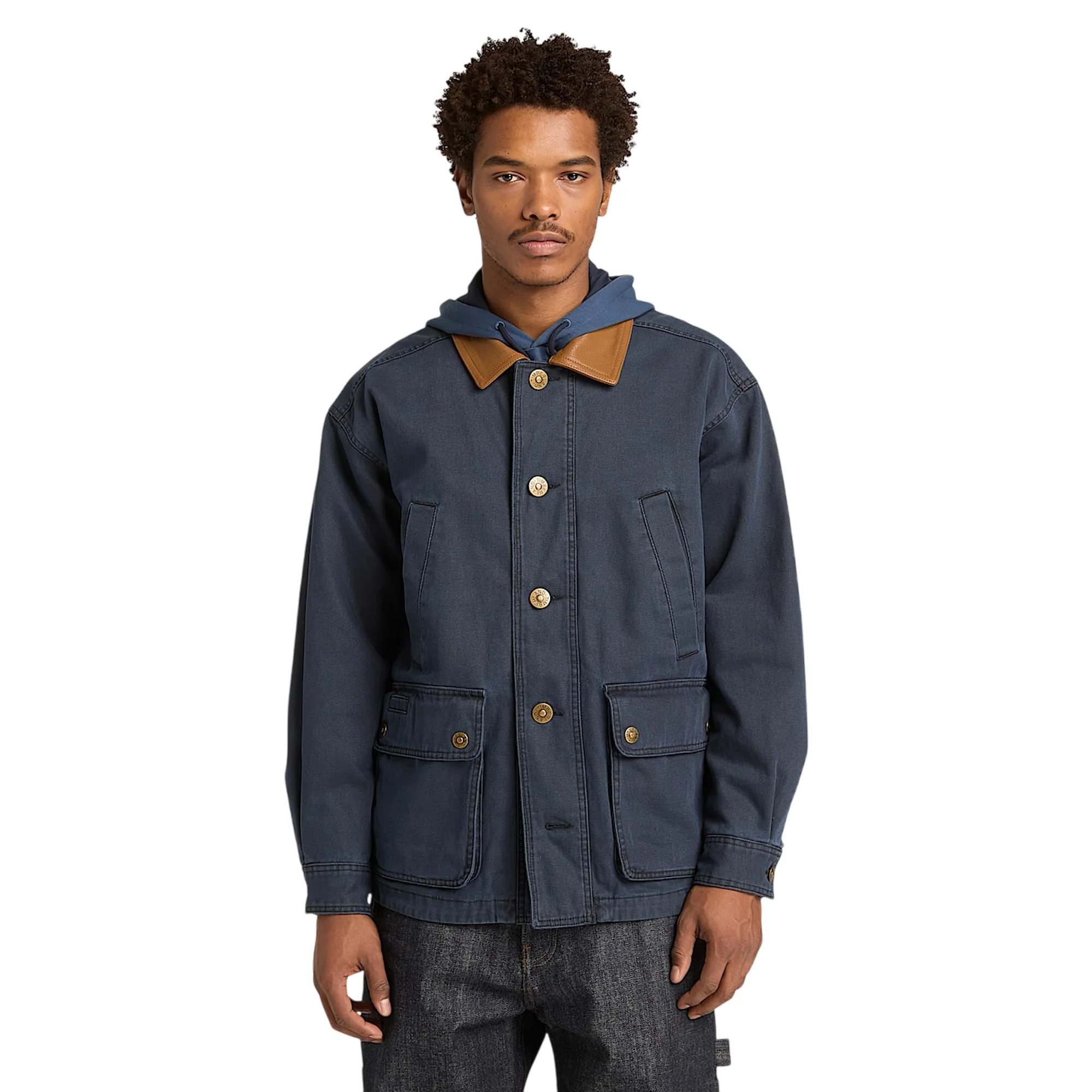 Giacca Field Unisex Wenham in tela Blu scuro - Image 4