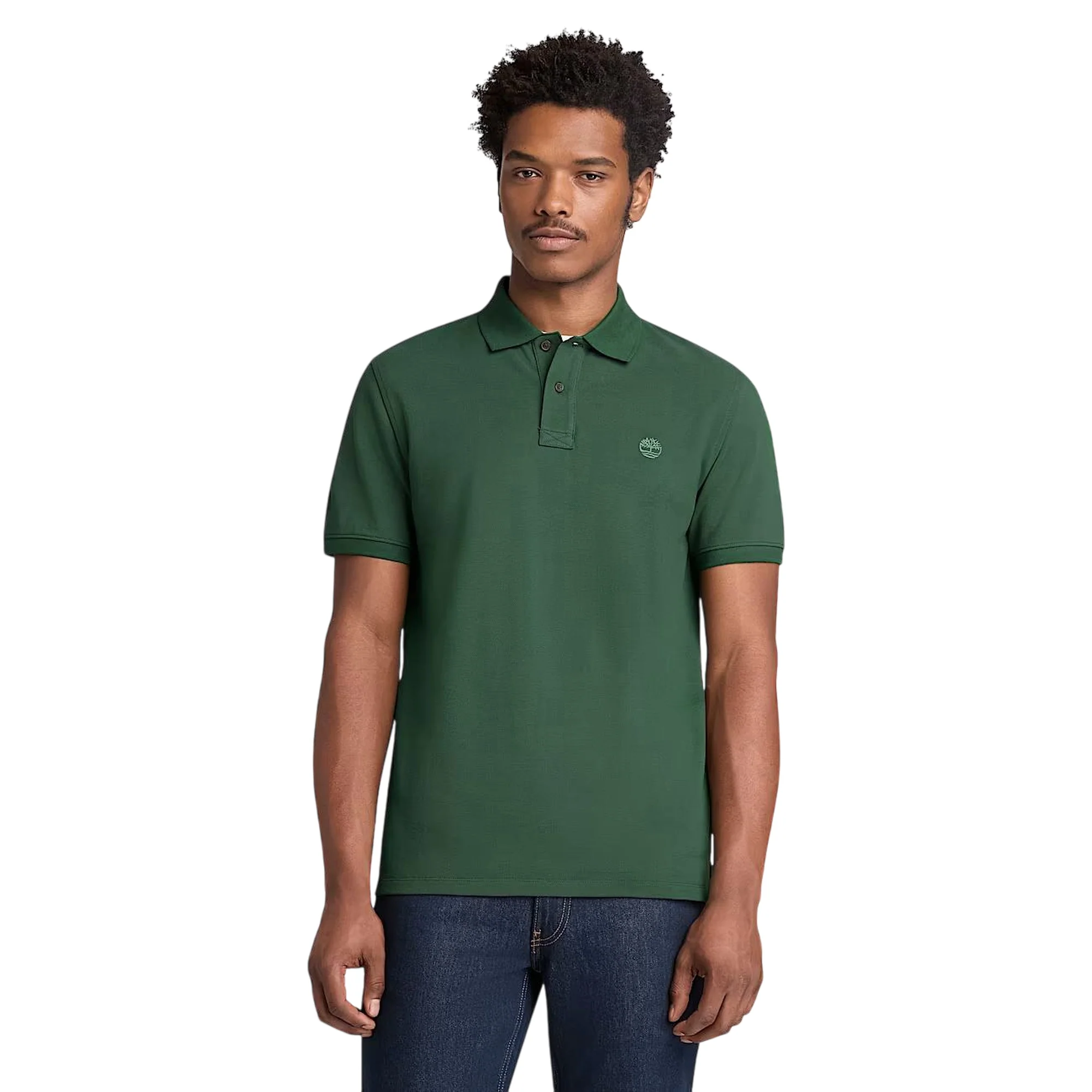 TIMBERLAND Polo MILLERS RIVER in Piqué verde - Image 2