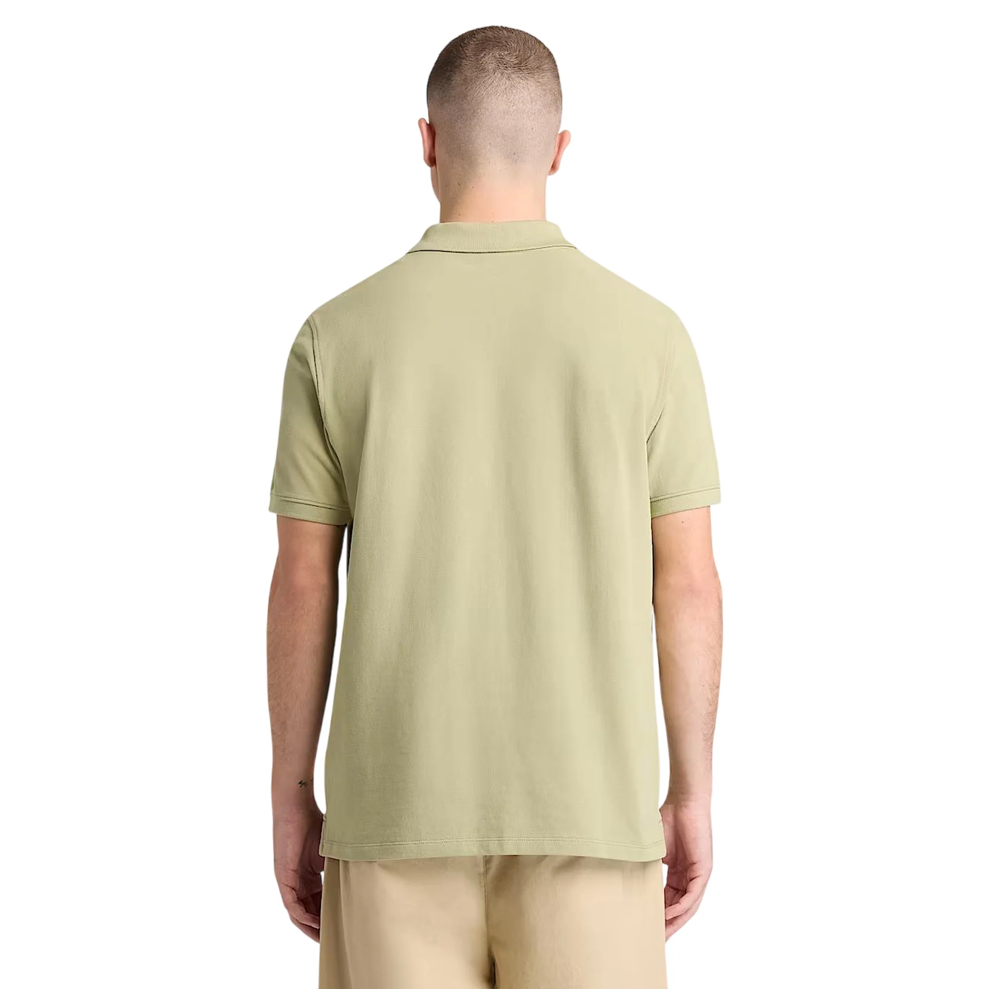 Polo Uomo Millers River in Piqué Verde - Image 4