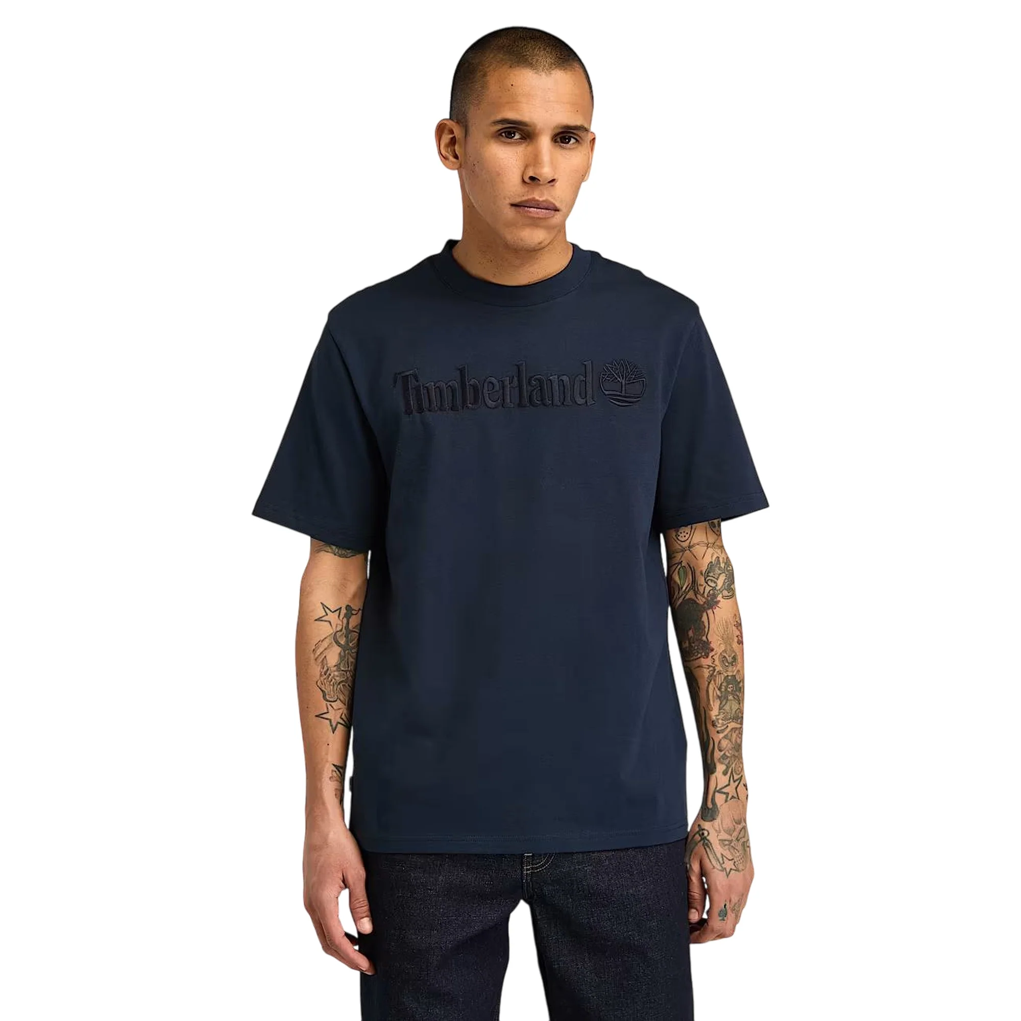 T-shirt Uomo a maniche corte Hampton Blu scuro - Image 2