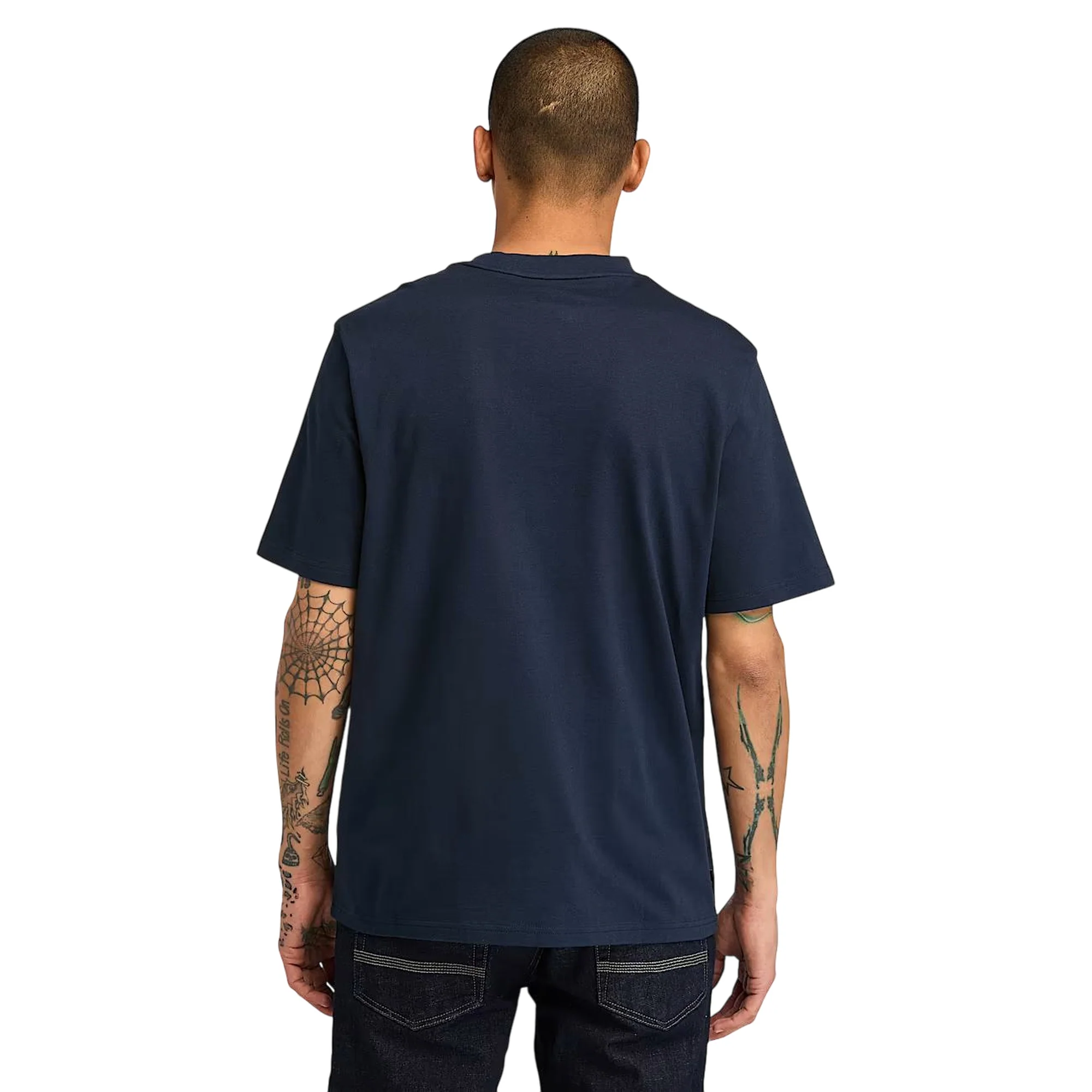 T-shirt Uomo a maniche corte Hampton Blu scuro - Image 3