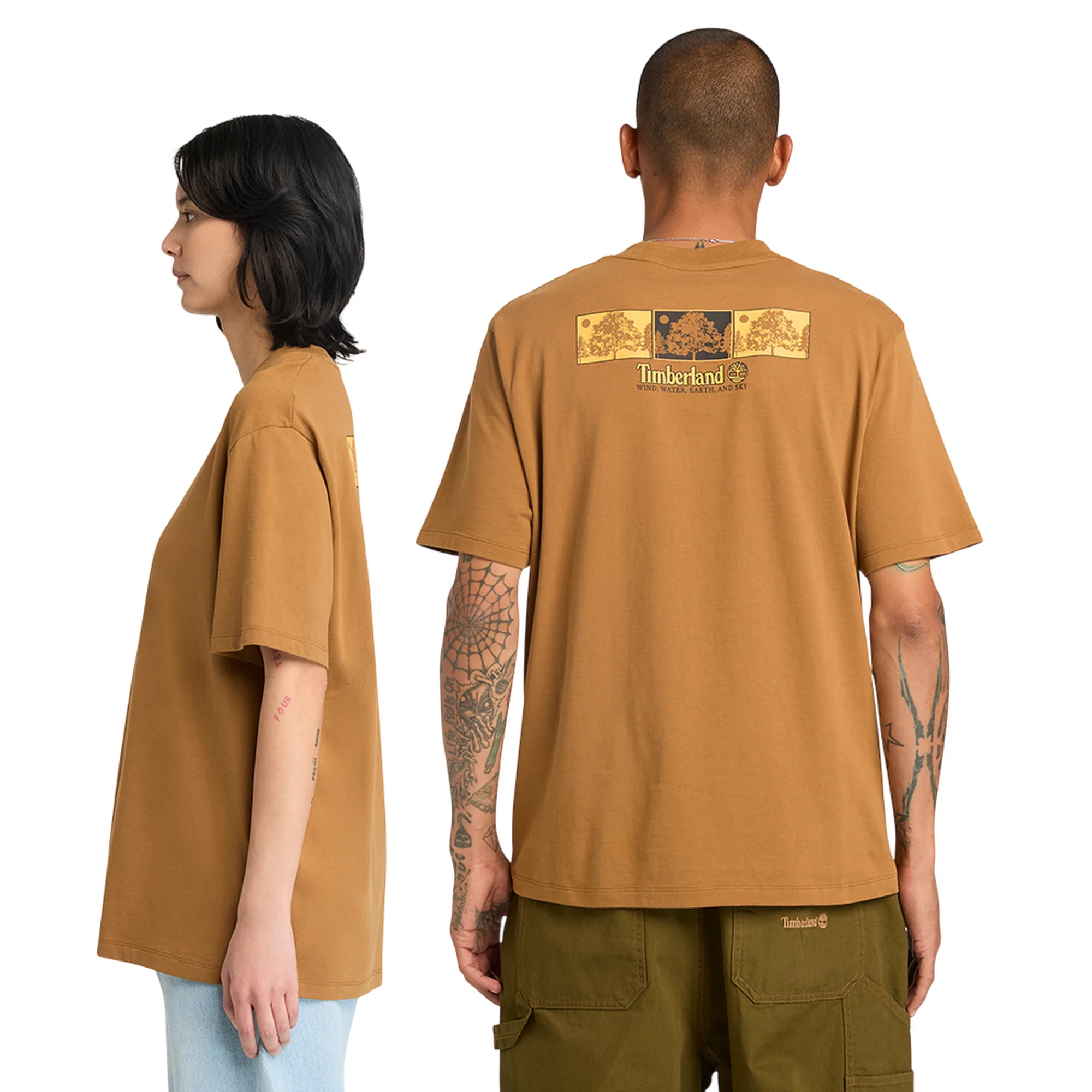 T-shirt All Gender Short Sleeve Triple Tree Graph - Image 2