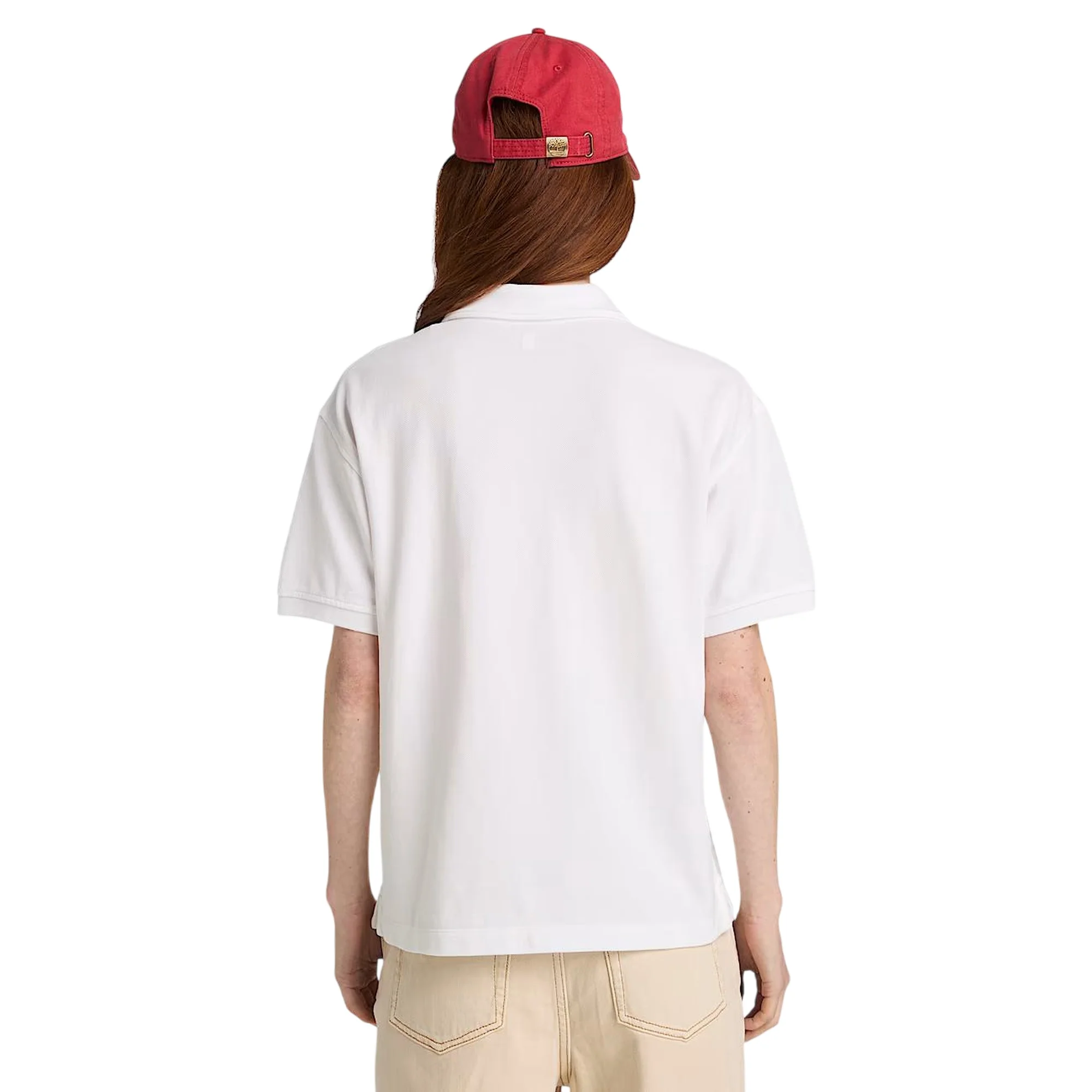 Polo in Piqué da Donna bianca - Image 3