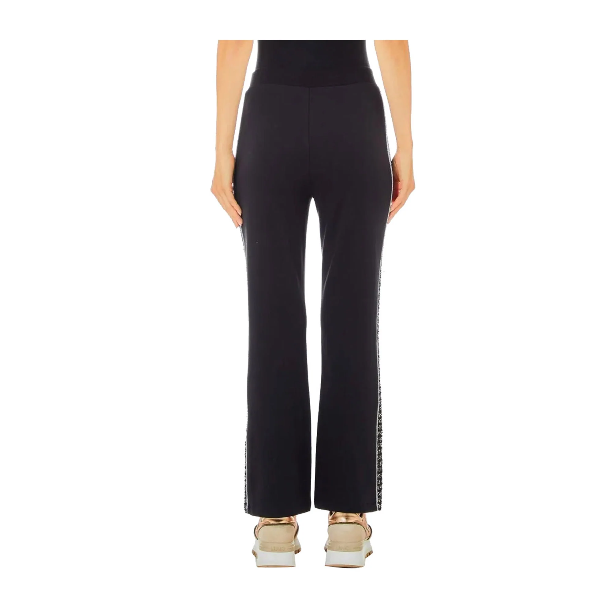 Pantaloni Donna con bande laterali lurex - Image 2